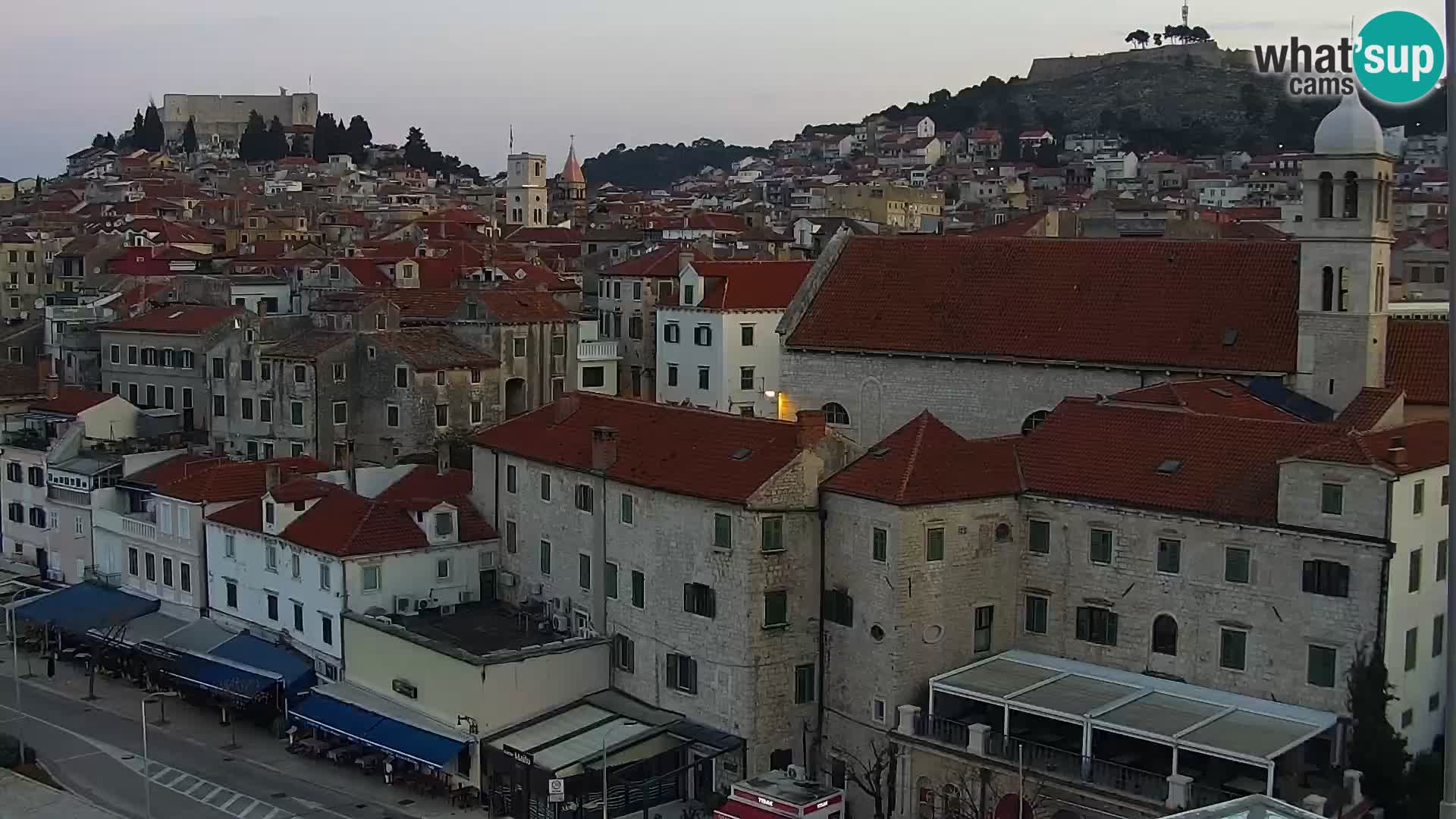 Webcam Šibenik – view from hotel Bellevue