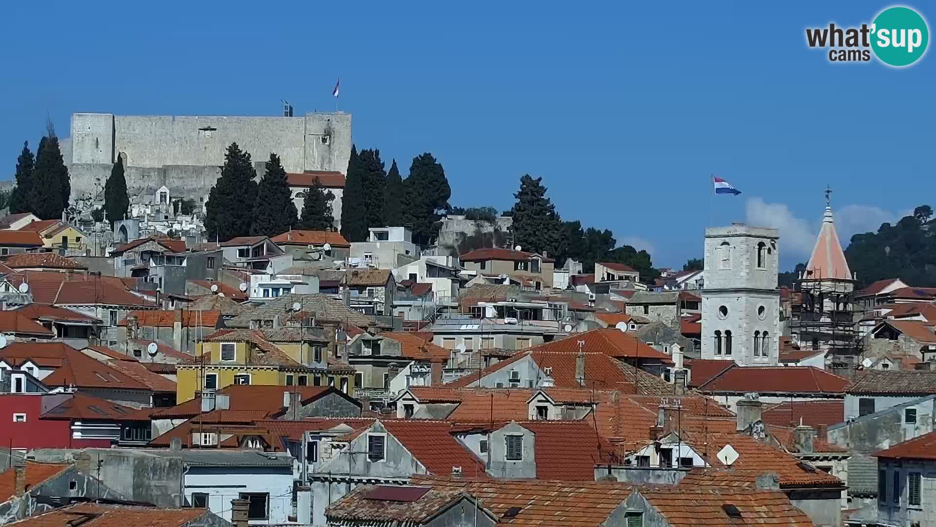 Webcam Šibenik – view from hotel Bellevue