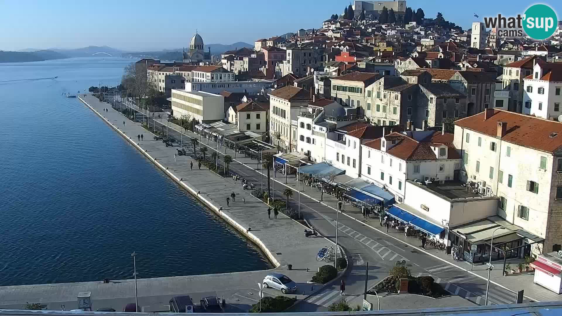 Webcam Šibenik – view from hotel Bellevue