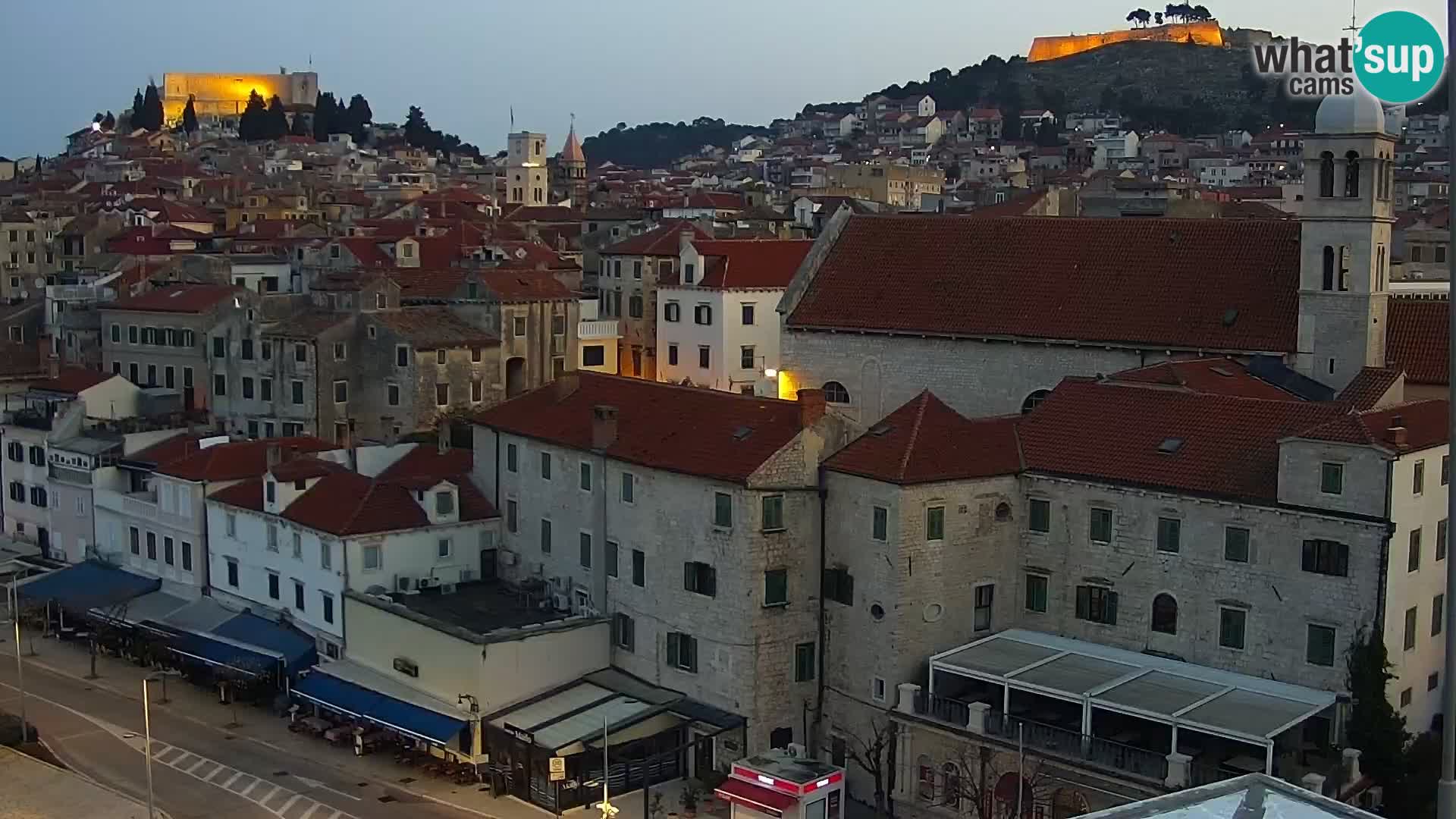 Webcam Šibenik – panorama Bellevue Hotel