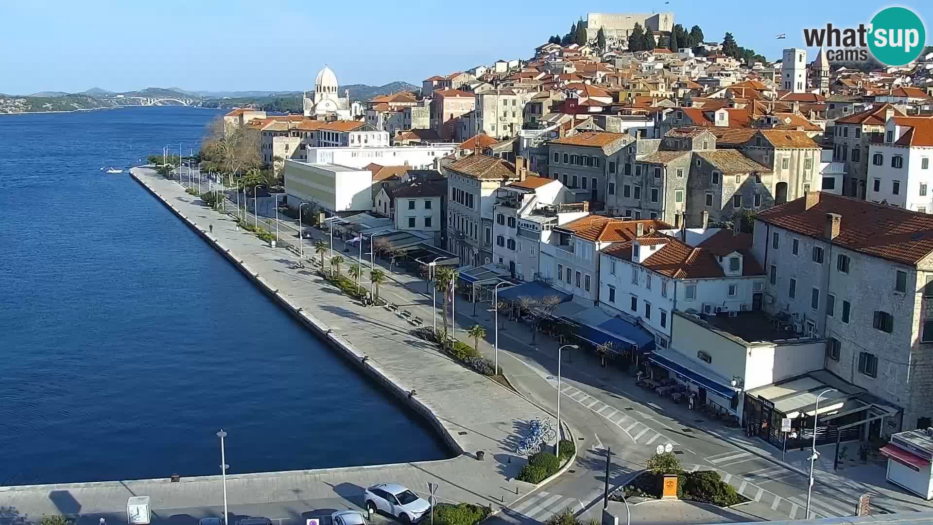 Webcam Šibenik – view from hotel Bellevue