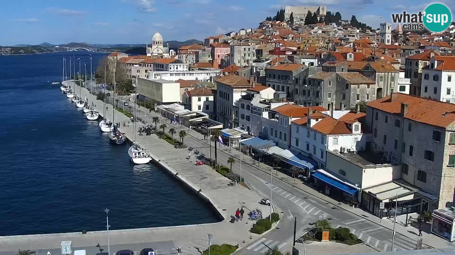 Webcam Šibenik – view from hotel Bellevue
