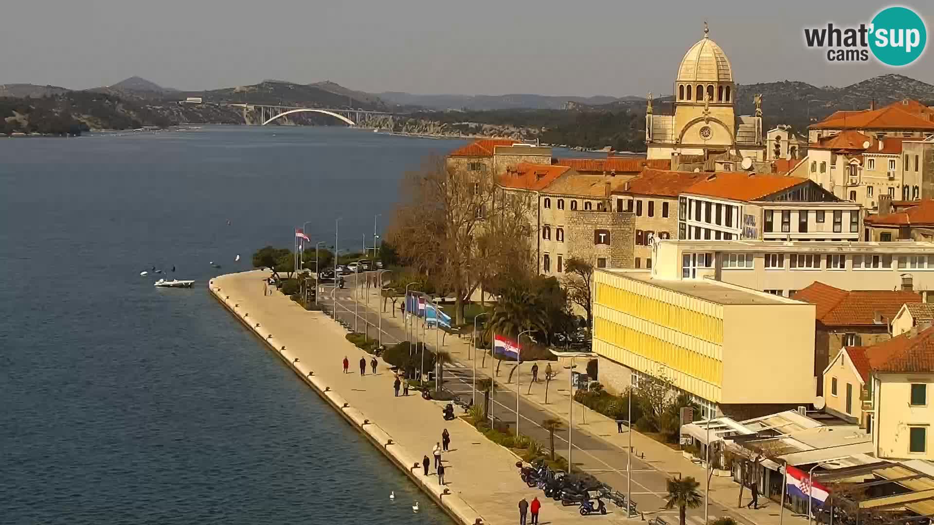 Webcam Šibenik – view from hotel Bellevue