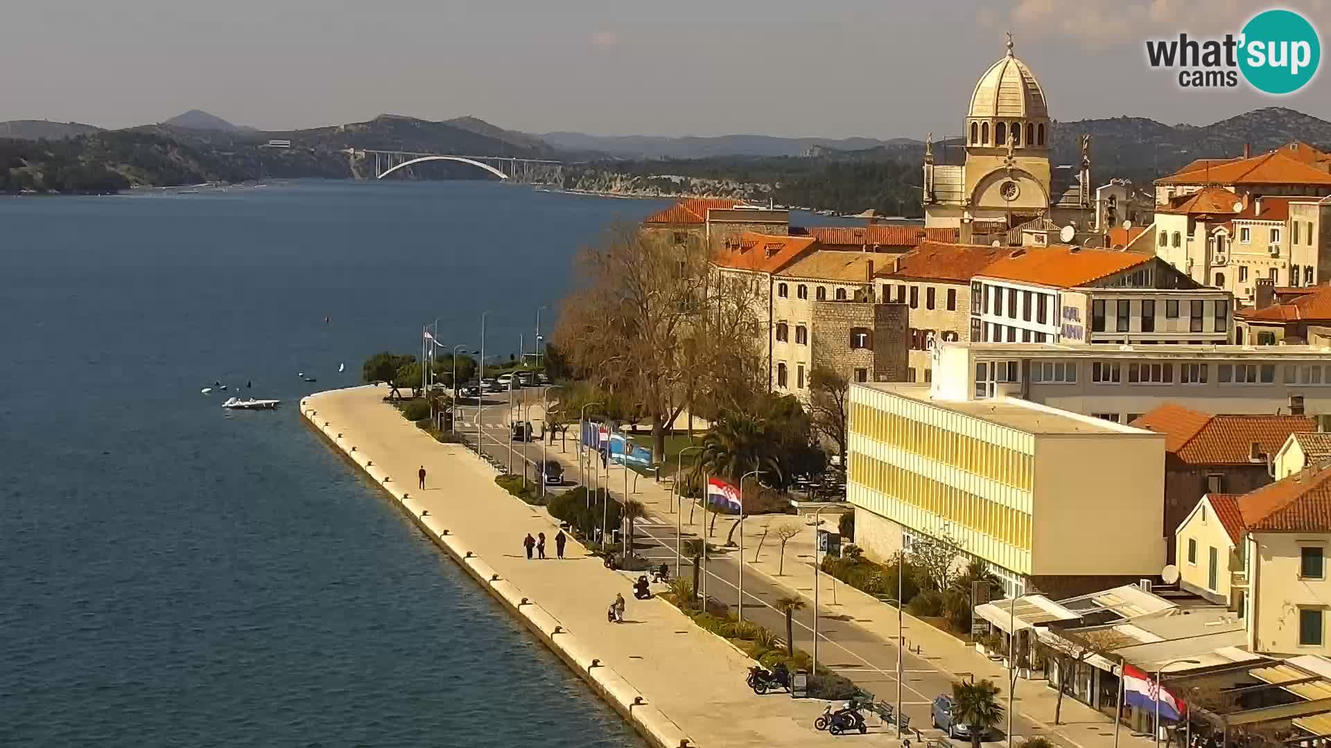 Webcam Šibenik – view from hotel Bellevue