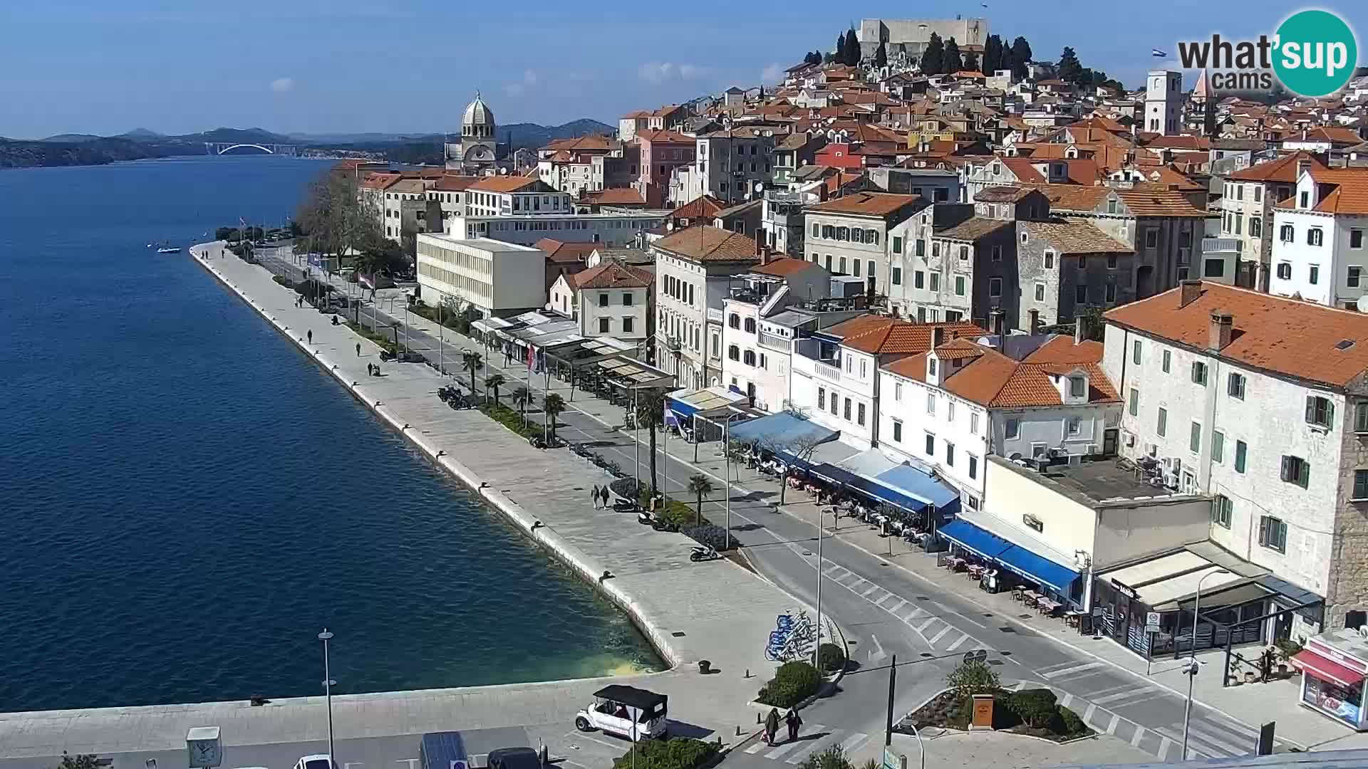 Webcam Šibenik – view from hotel Bellevue