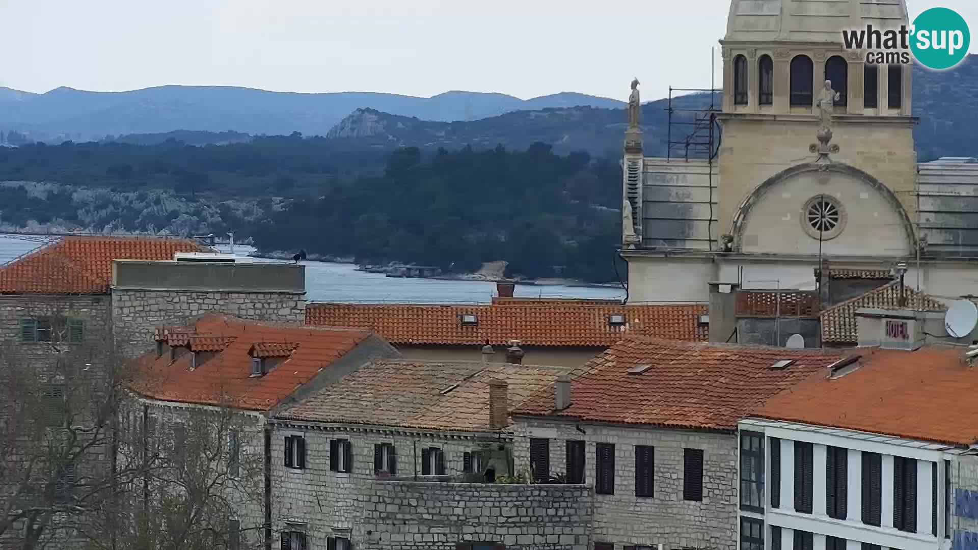 Webcam Šibenik – view from hotel Bellevue