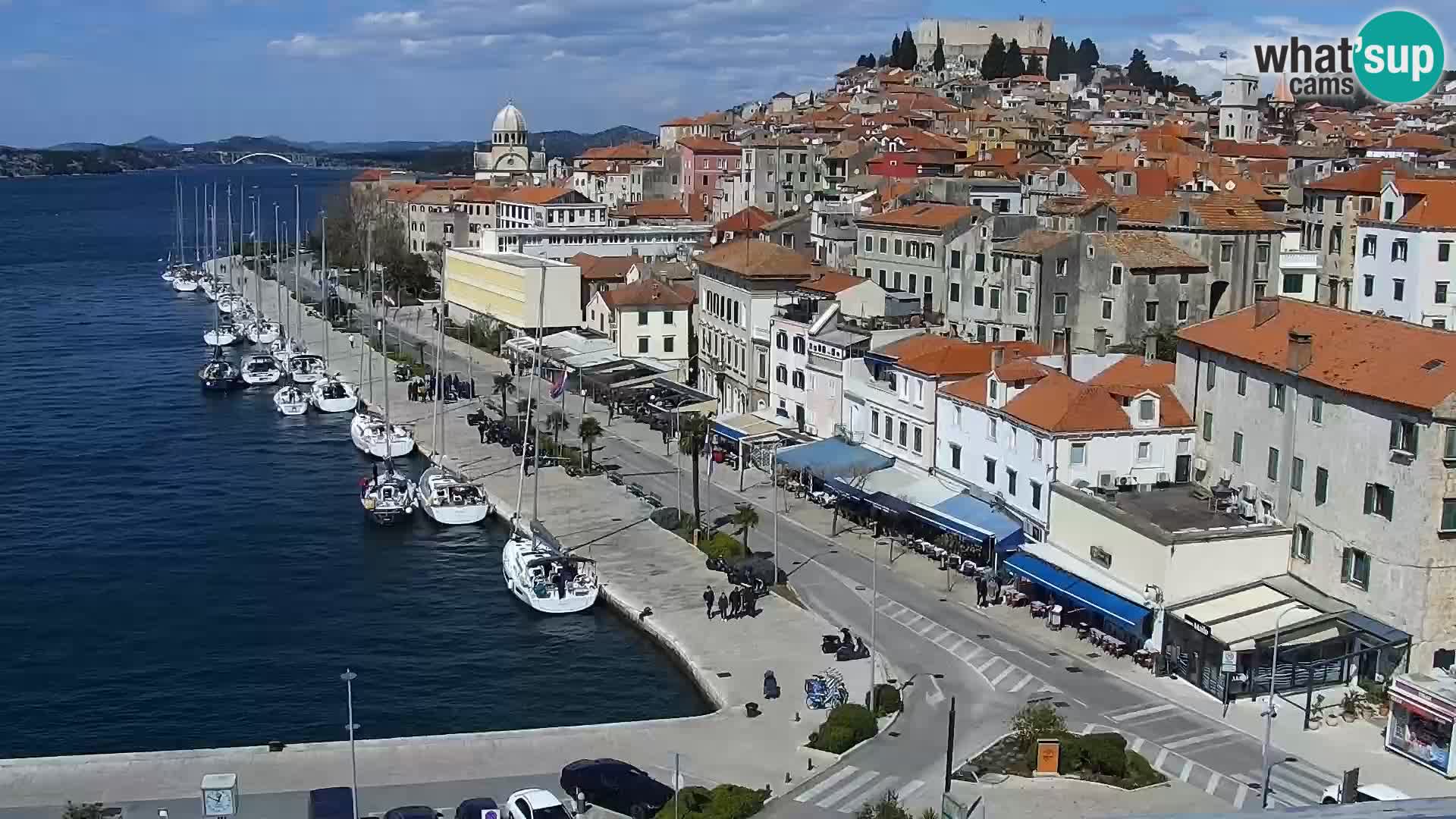 Webcam Šibenik – view from hotel Bellevue