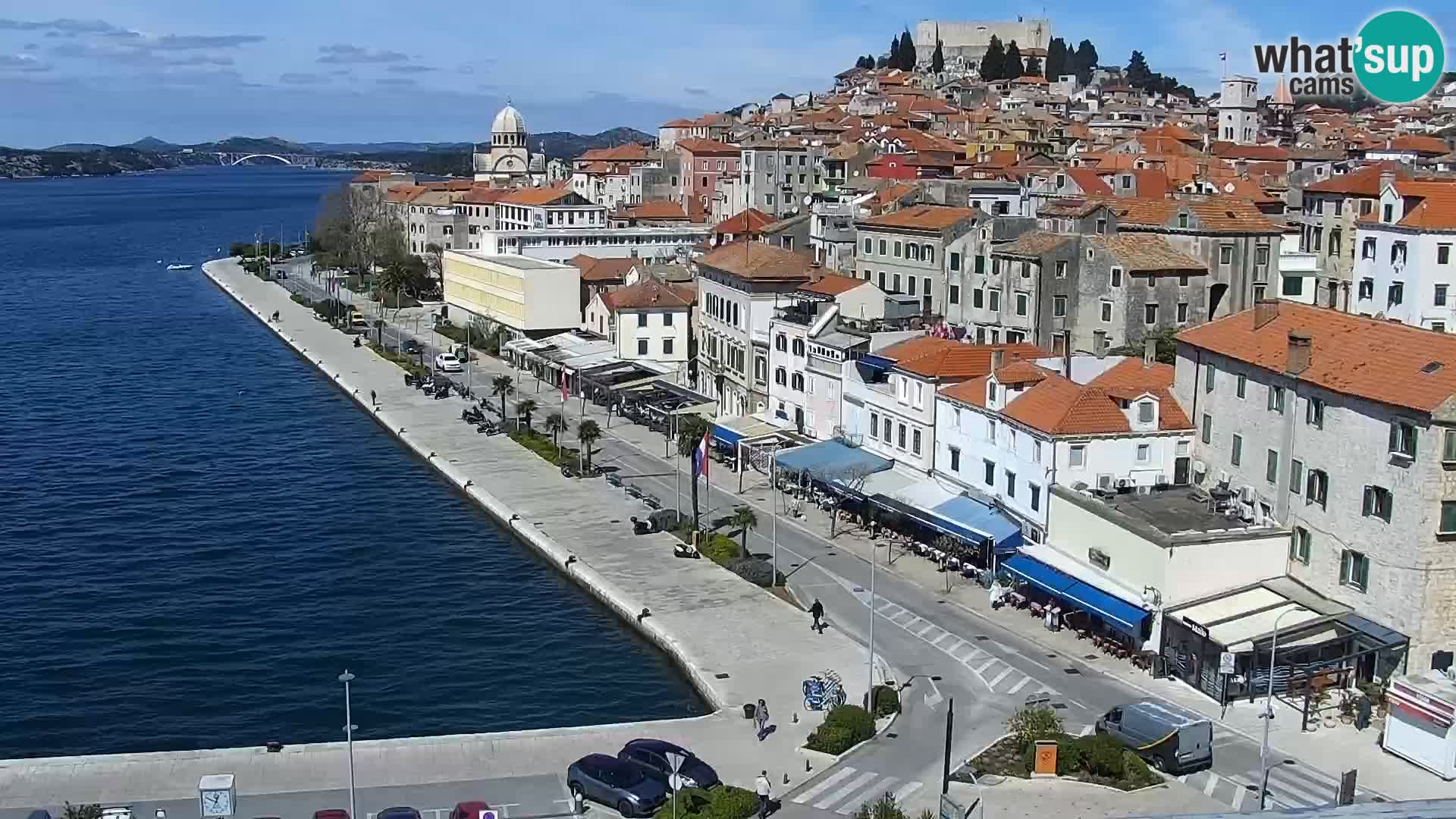 Webcam Šibenik – view from hotel Bellevue