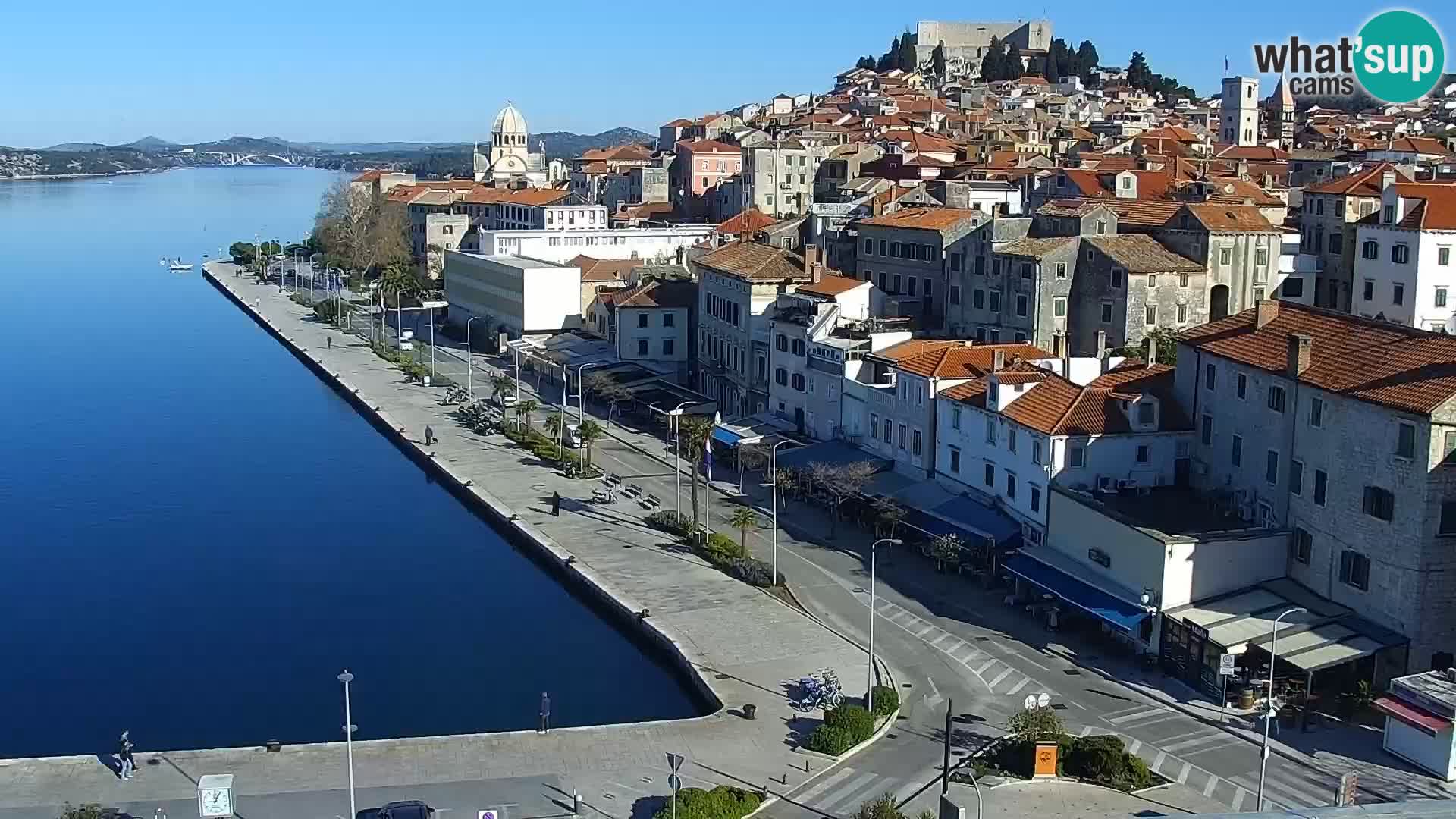 Webcam Šibenik – view from hotel Bellevue