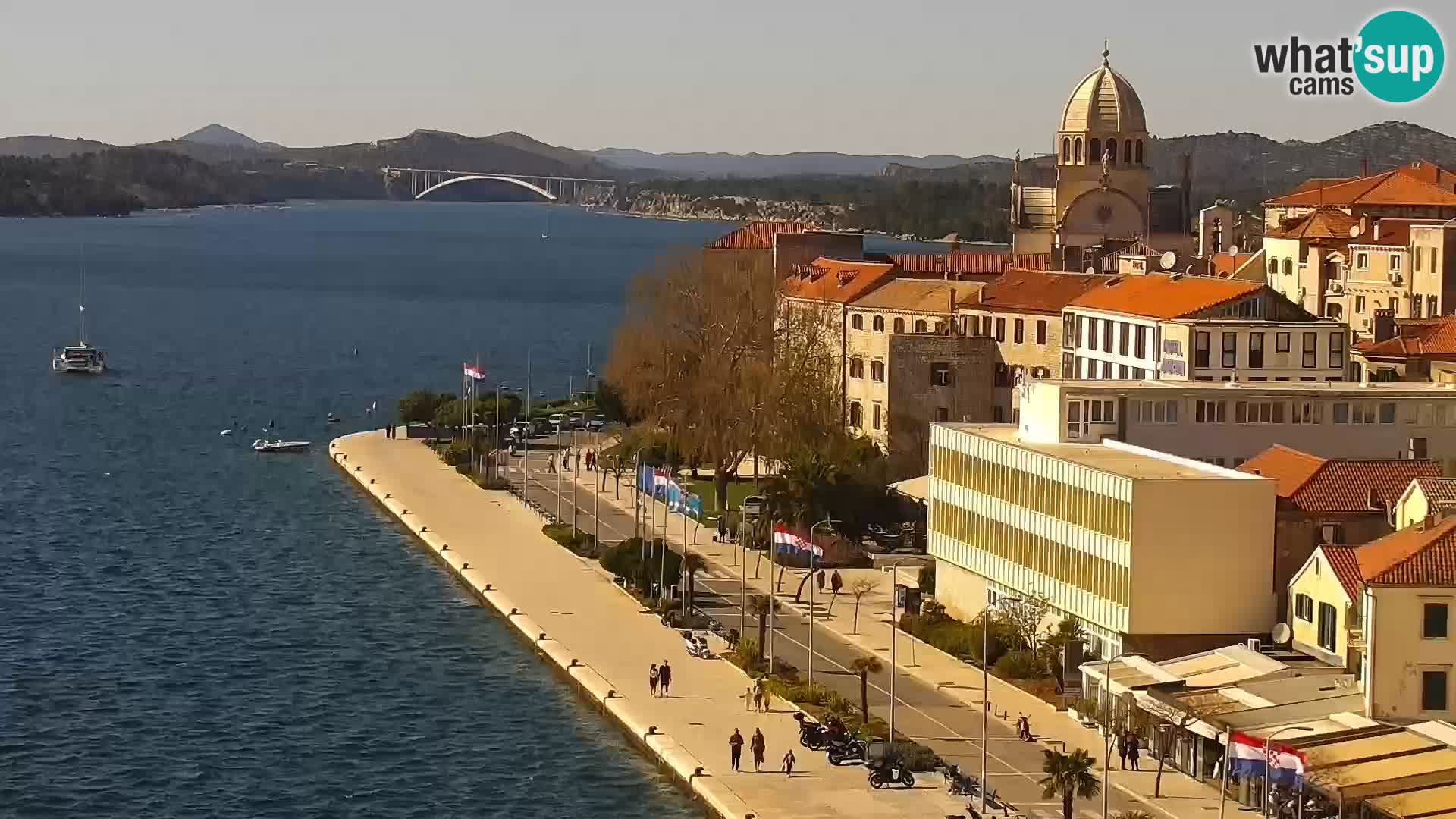Webcam Šibenik – view from hotel Bellevue