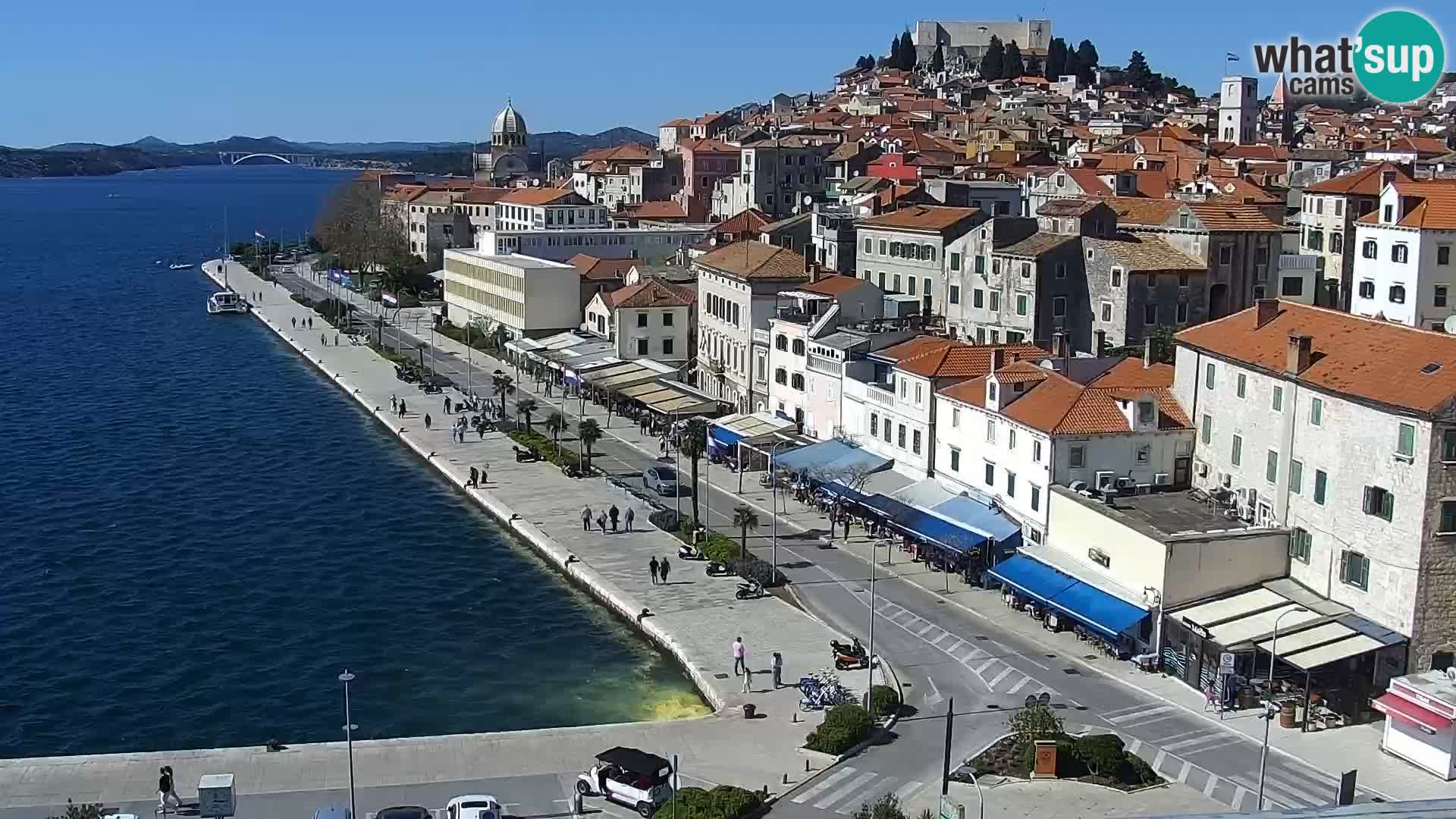 Webcam Šibenik – view from hotel Bellevue