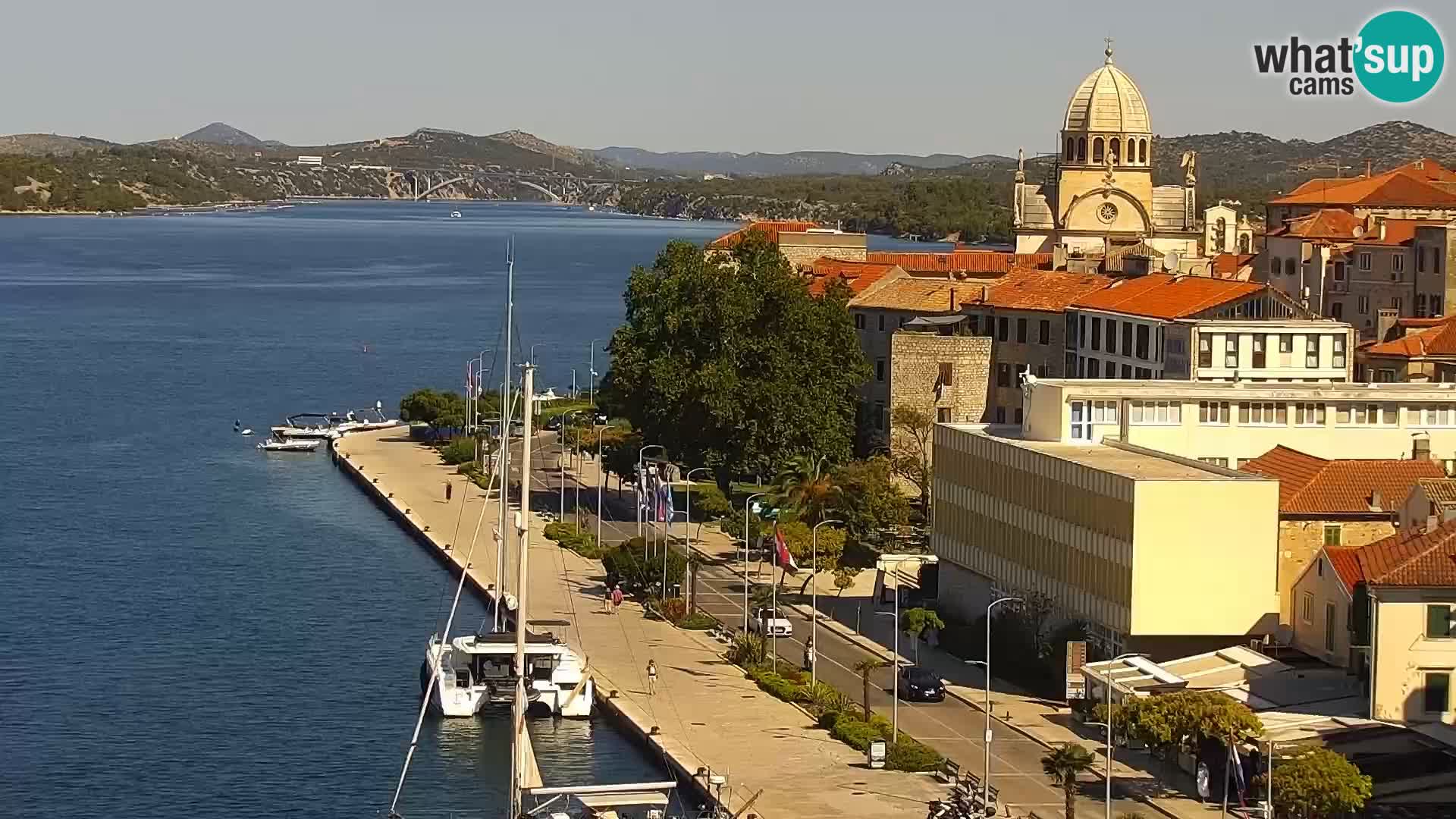 Webcam Šibenik – panorama Bellevue Hotel