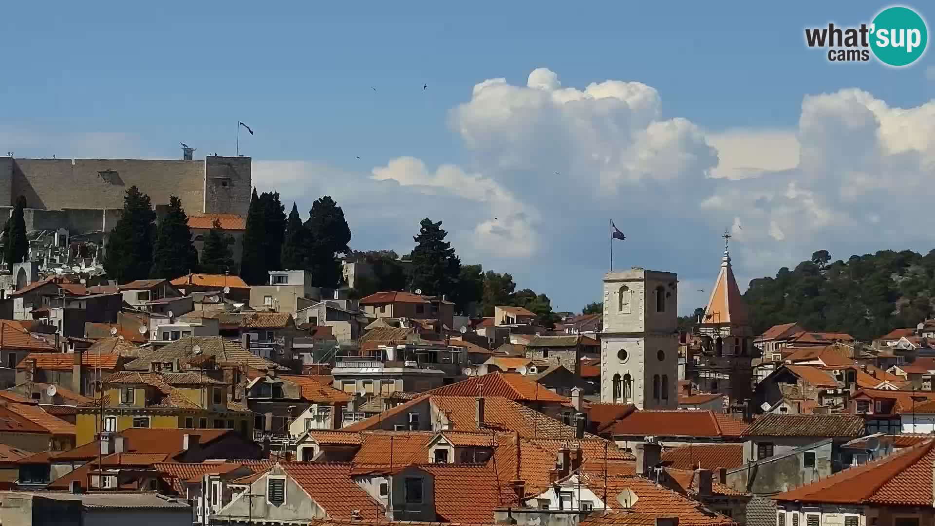 Webcam Šibenik – view from hotel Bellevue