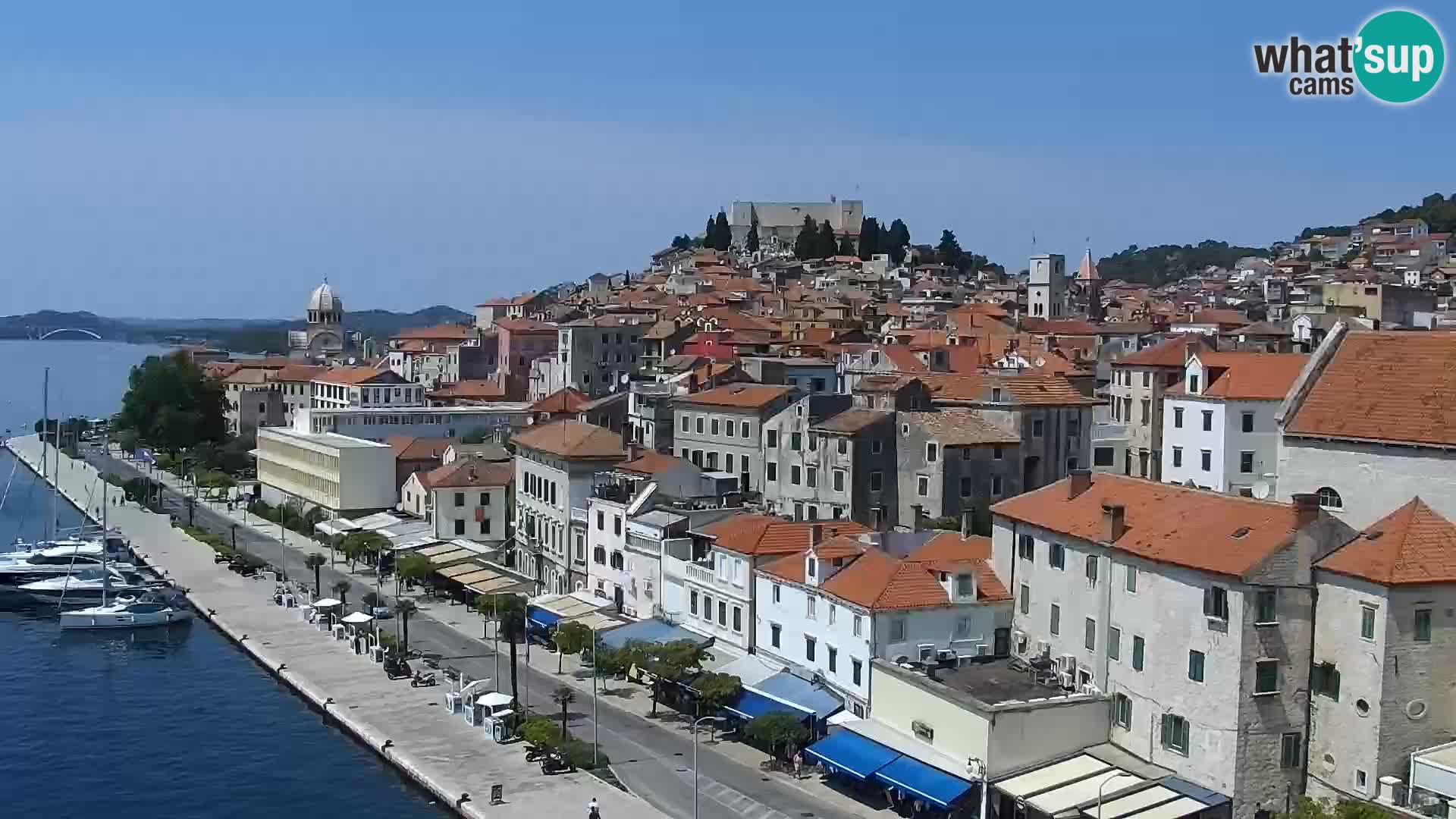 Webcam Šibenik – view from hotel Bellevue