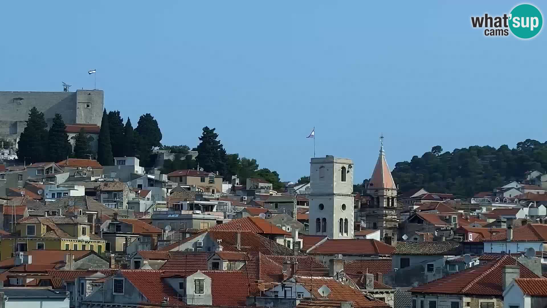 Webcam Šibenik – view from hotel Bellevue