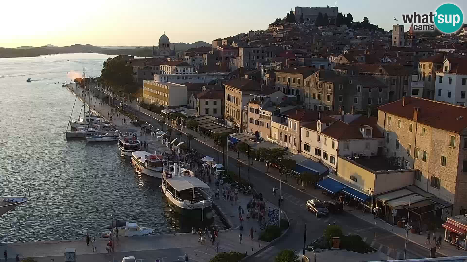 Webcam Šibenik – view from hotel Bellevue