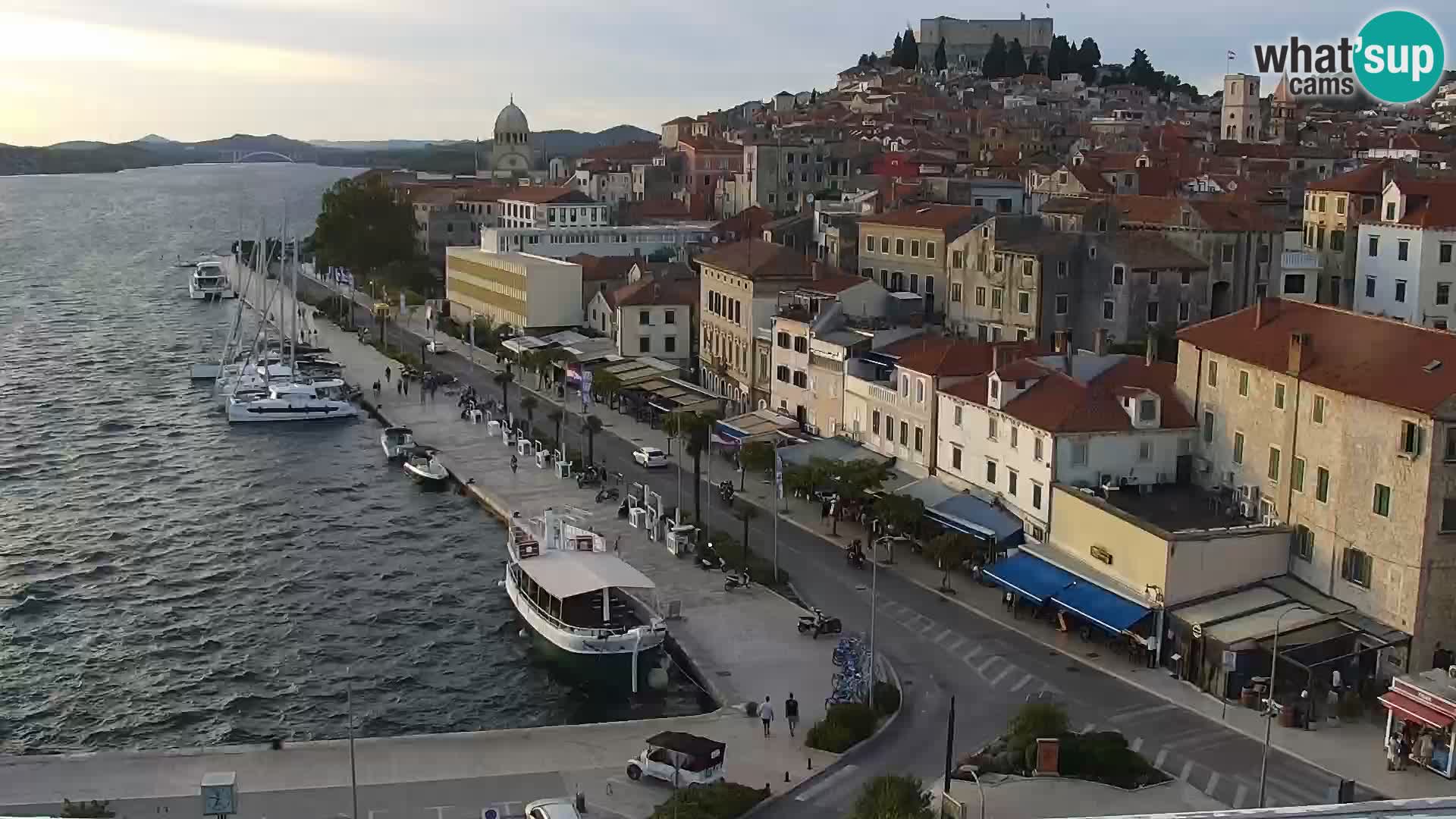 Webcam Šibenik – view from hotel Bellevue