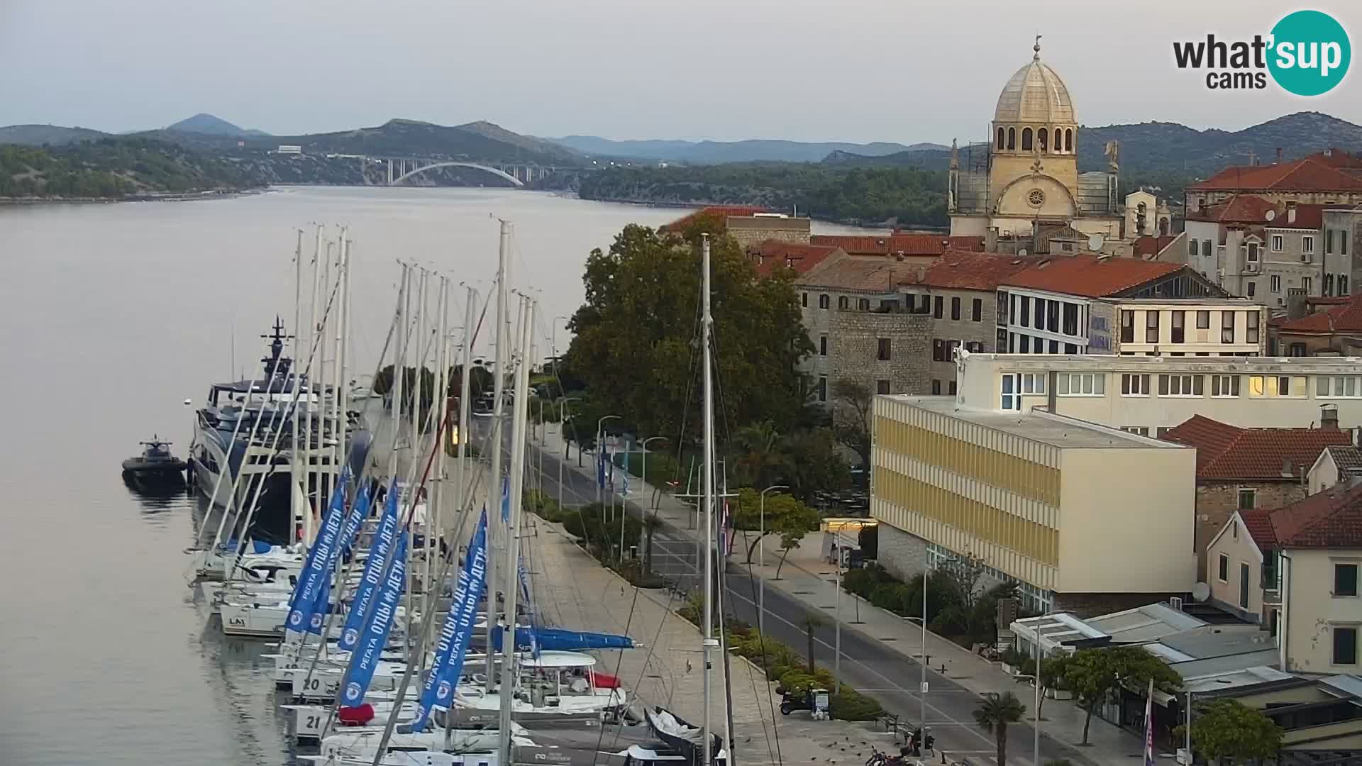 Webcam Šibenik – panorama Bellevue Hotel