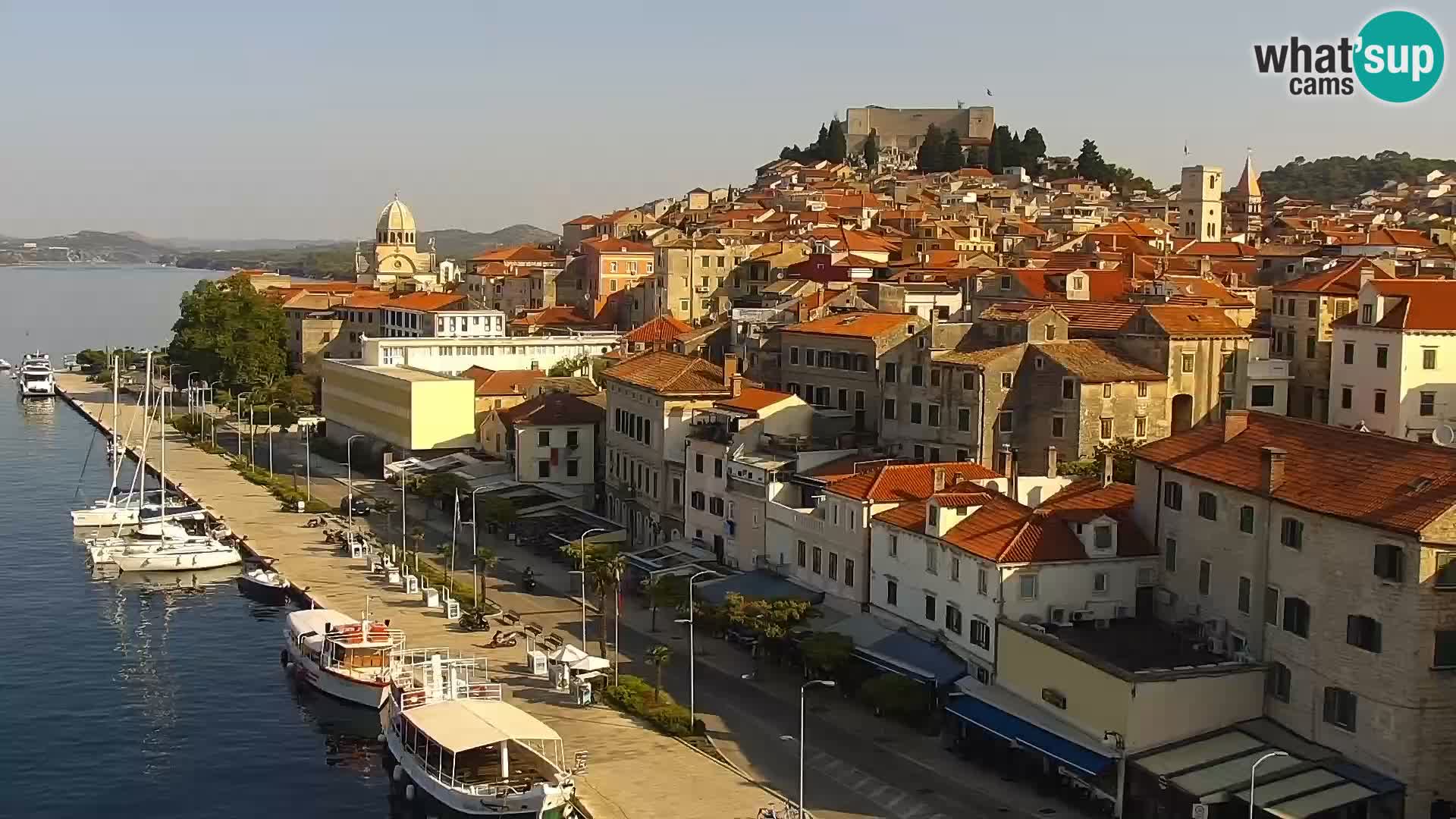 Webcam Šibenik – view from hotel Bellevue