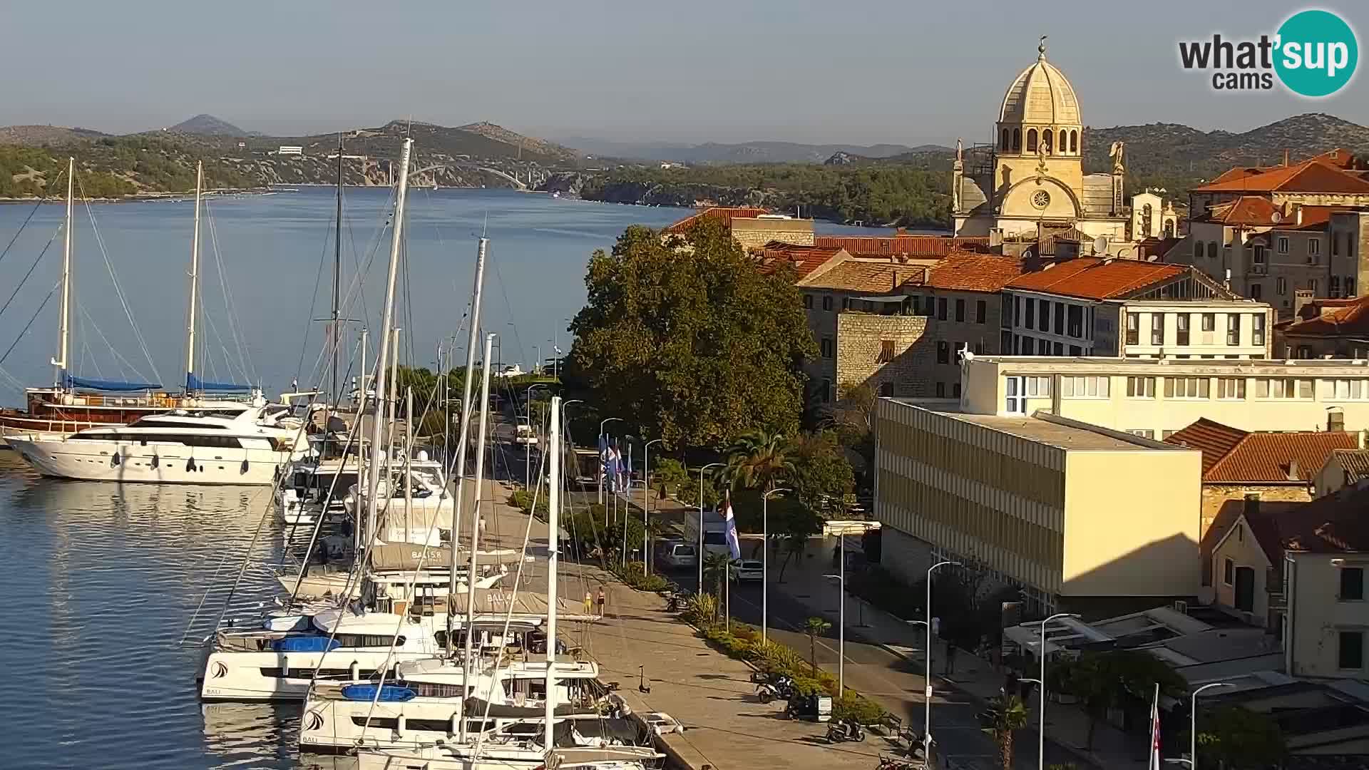 Webcam Šibenik – view from hotel Bellevue