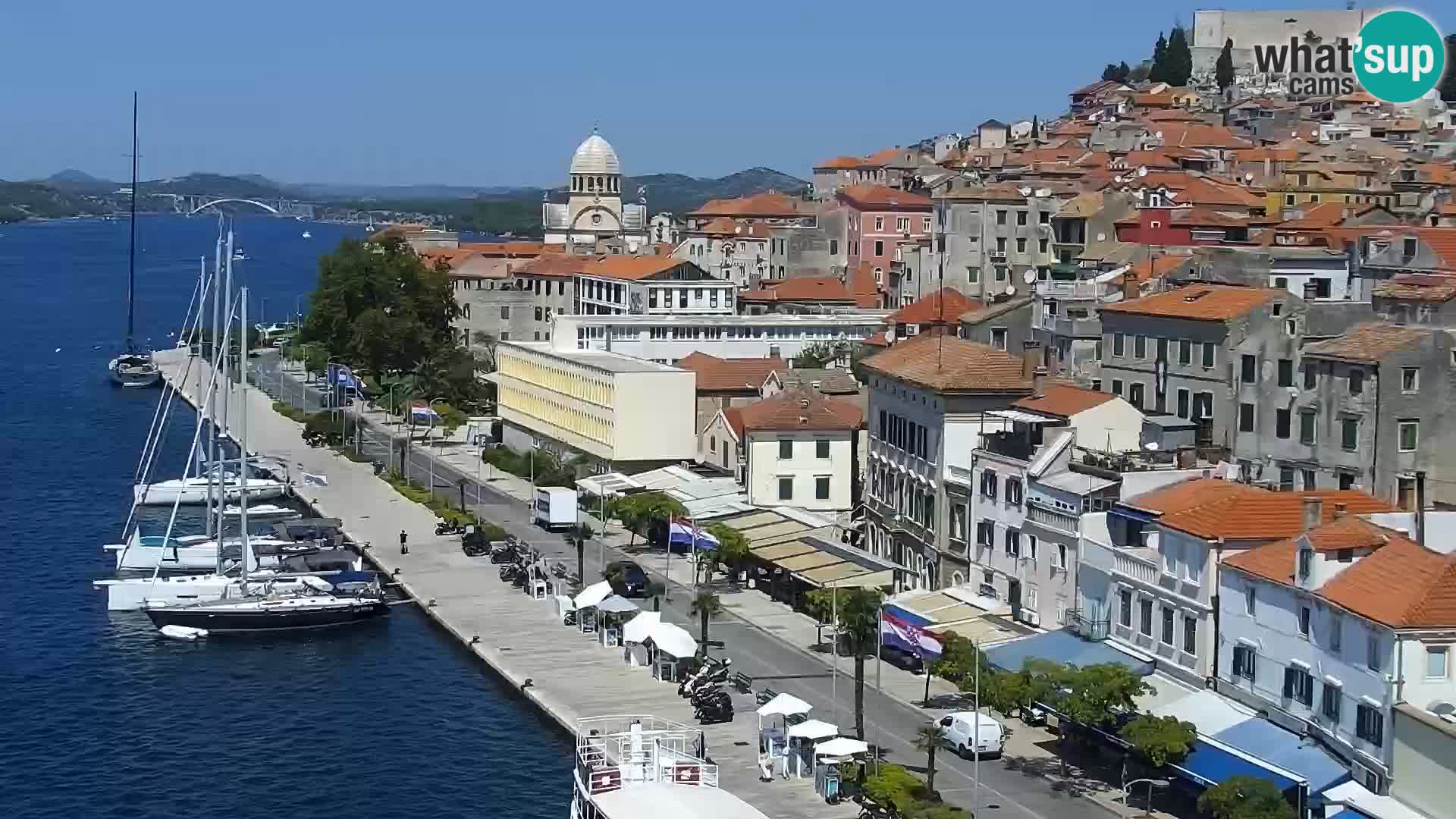 Webcam Šibenik – panorama Bellevue Hotel