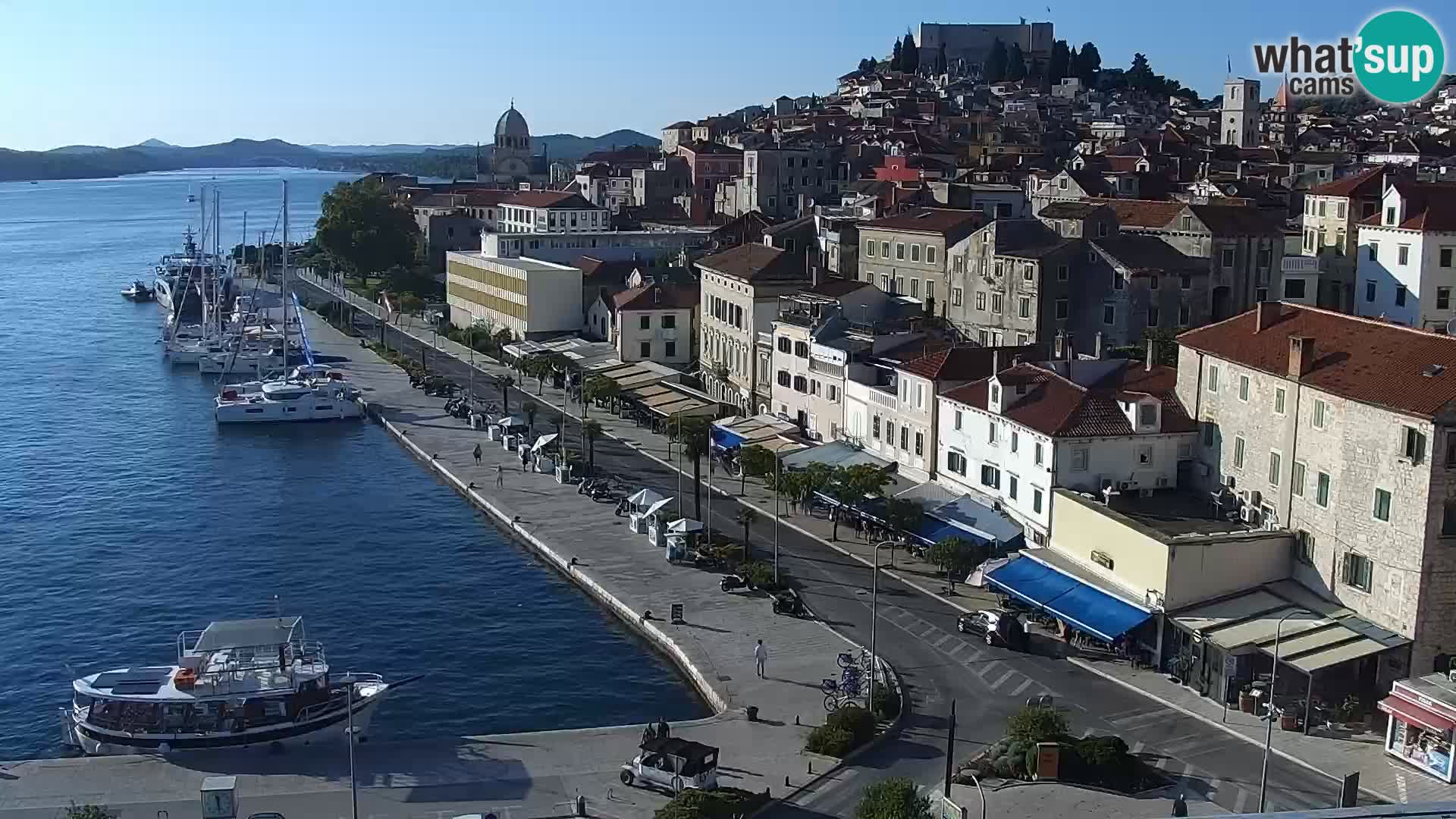 Webcam Šibenik – view from hotel Bellevue