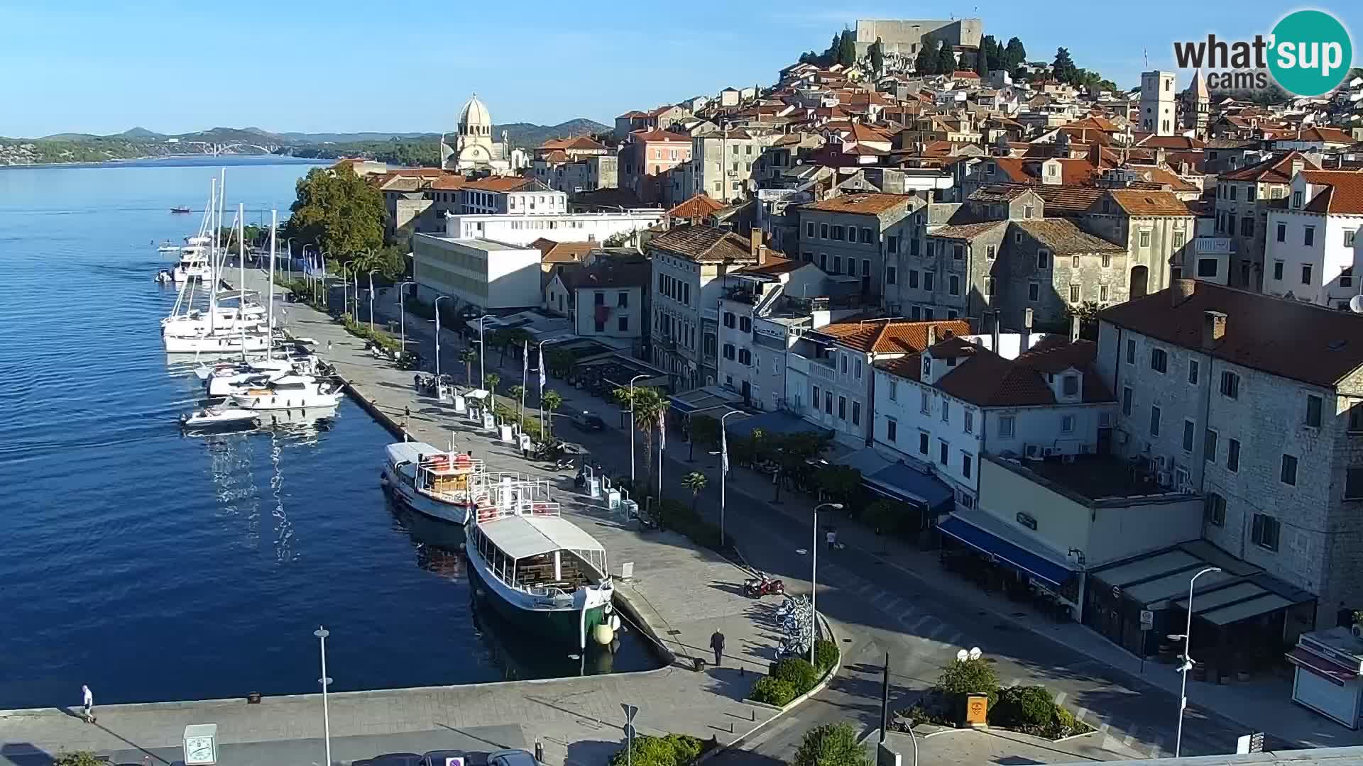 Webcam Šibenik – view from hotel Bellevue