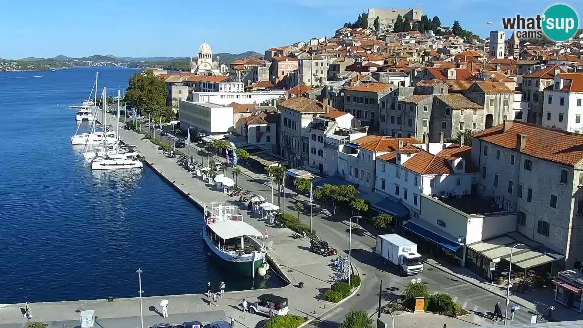 Webcam Šibenik – view from hotel Bellevue
