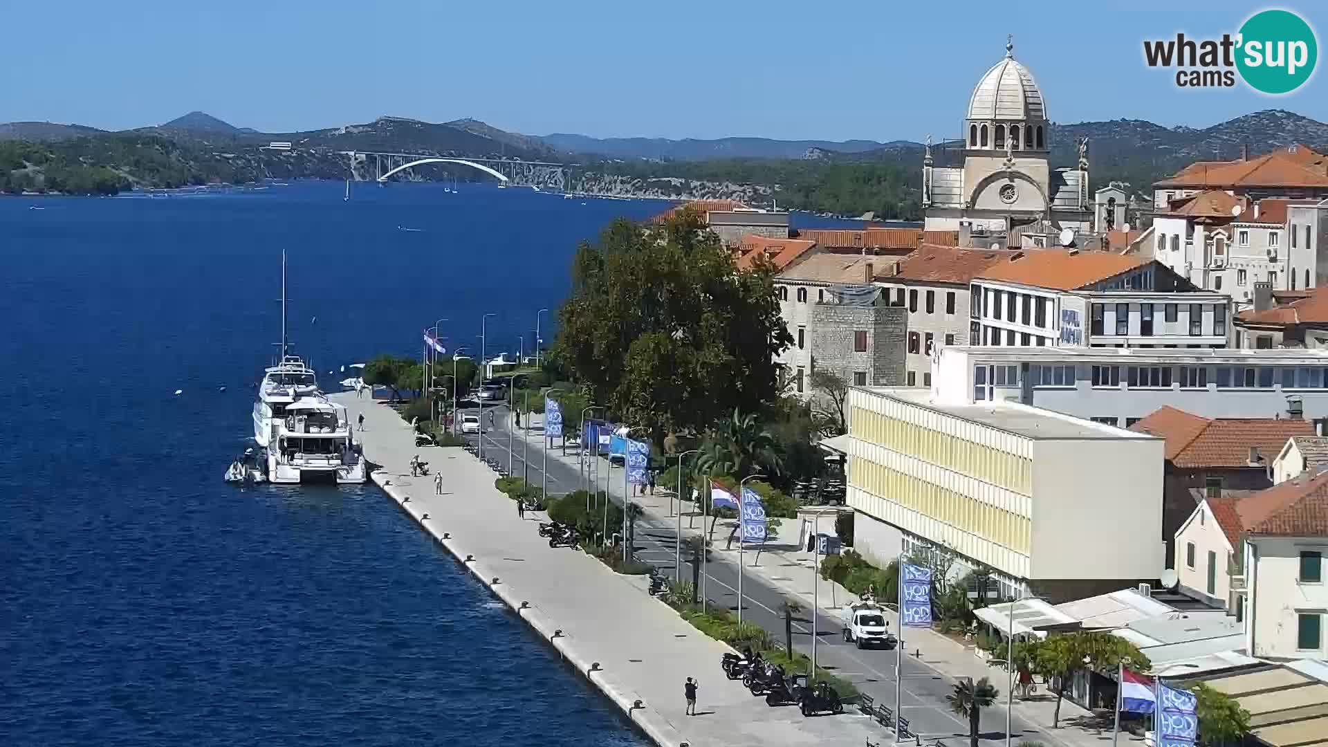 Webcam Šibenik – panorama Bellevue Hotel
