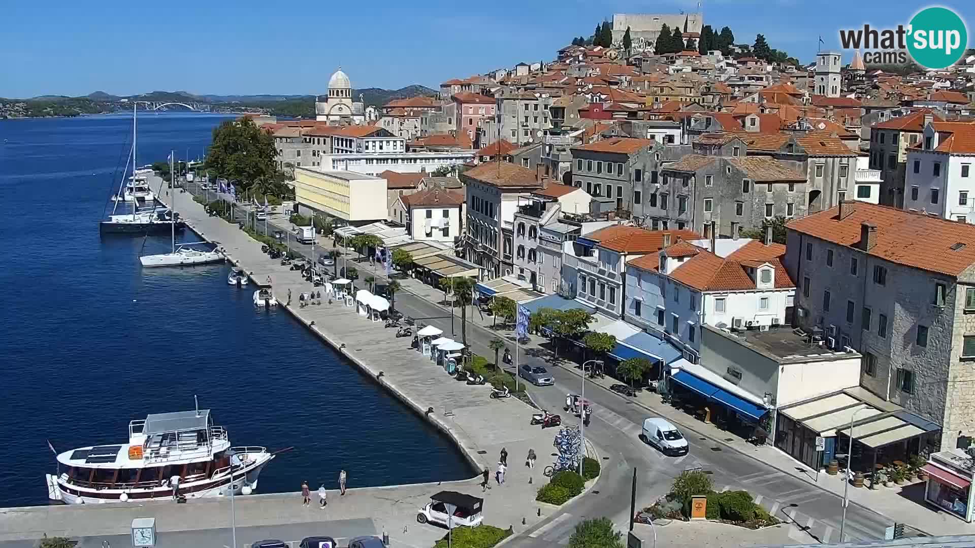 Webcam Šibenik – view from hotel Bellevue