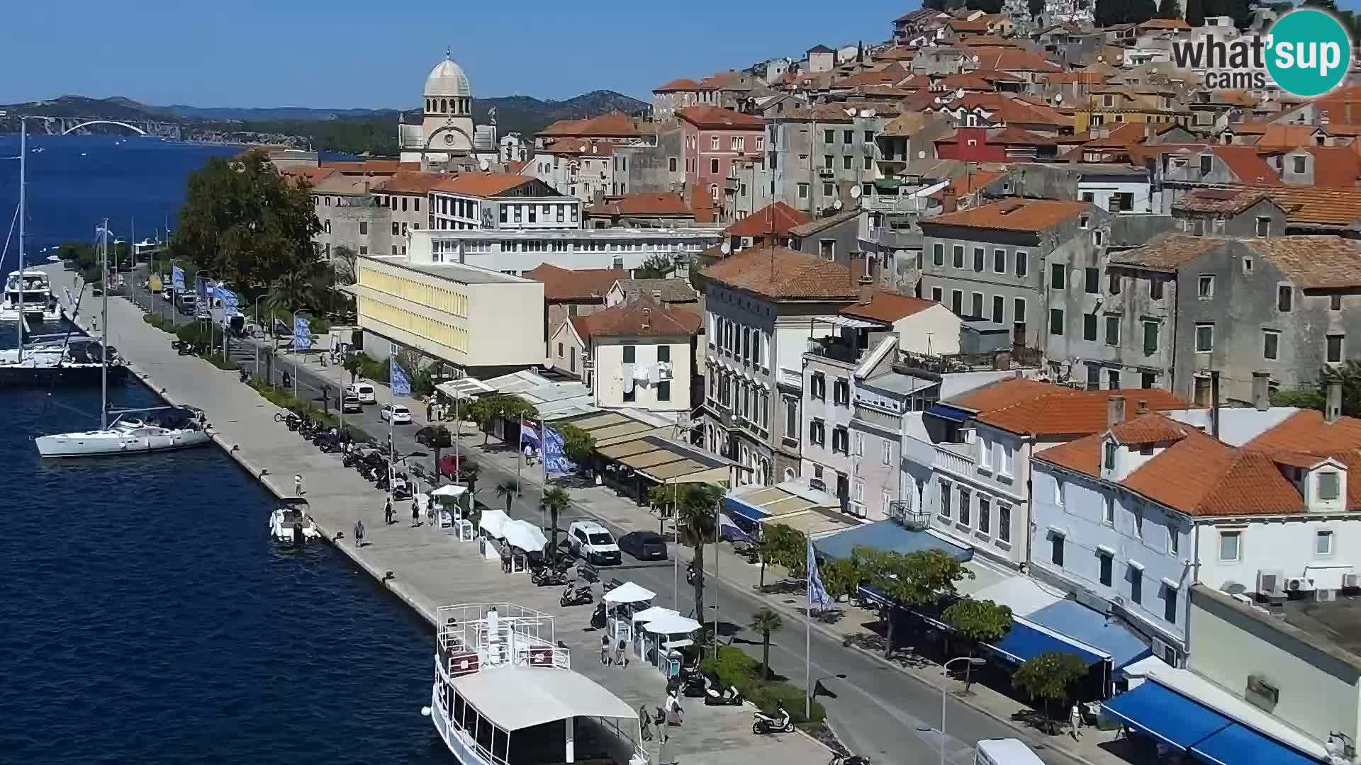 Webcam Šibenik – view from hotel Bellevue