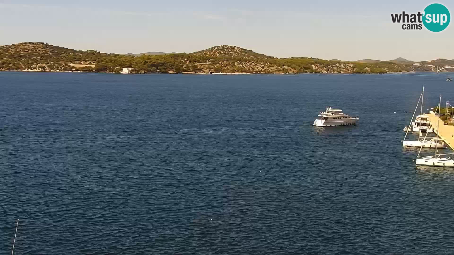 Webcam Šibenik – view from hotel Bellevue