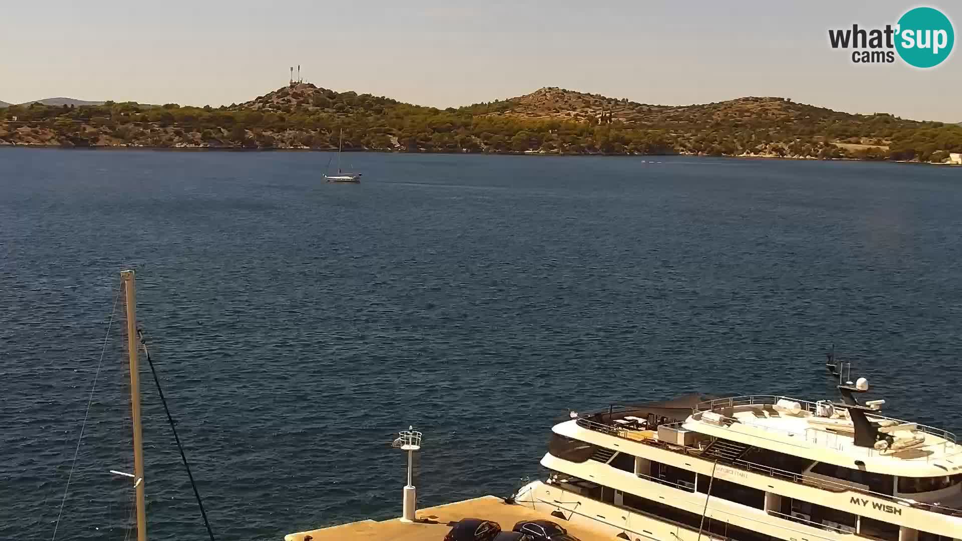 Webcam Šibenik – view from hotel Bellevue