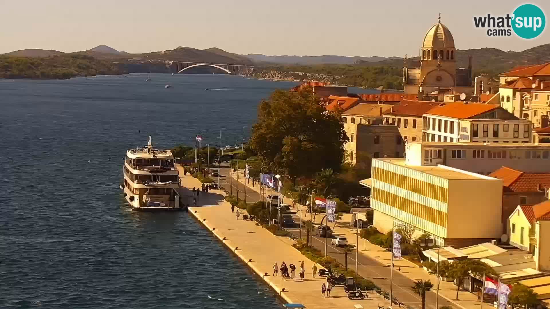 Webcam Šibenik – view from hotel Bellevue