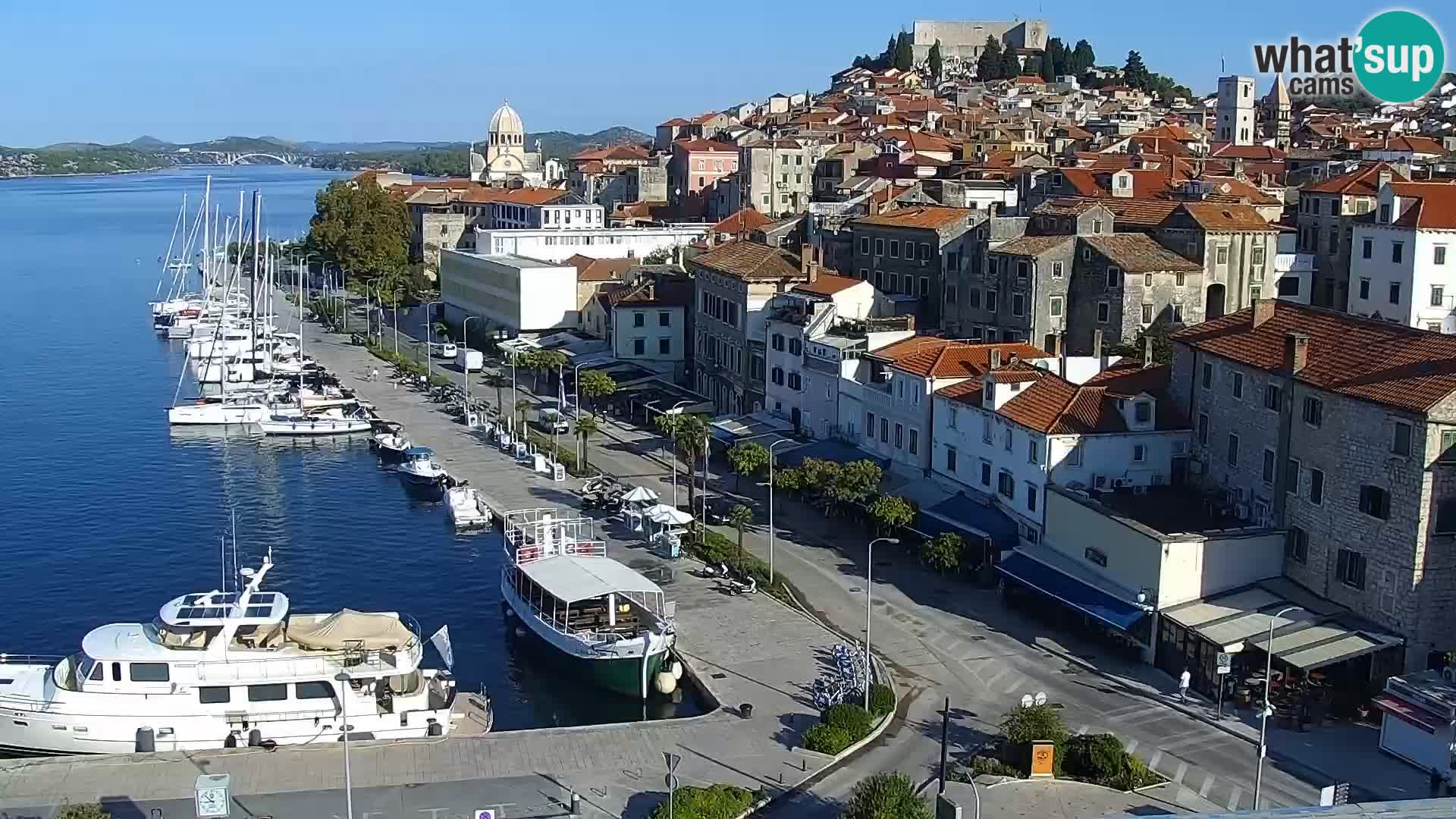 Webcam Šibenik – view from hotel Bellevue