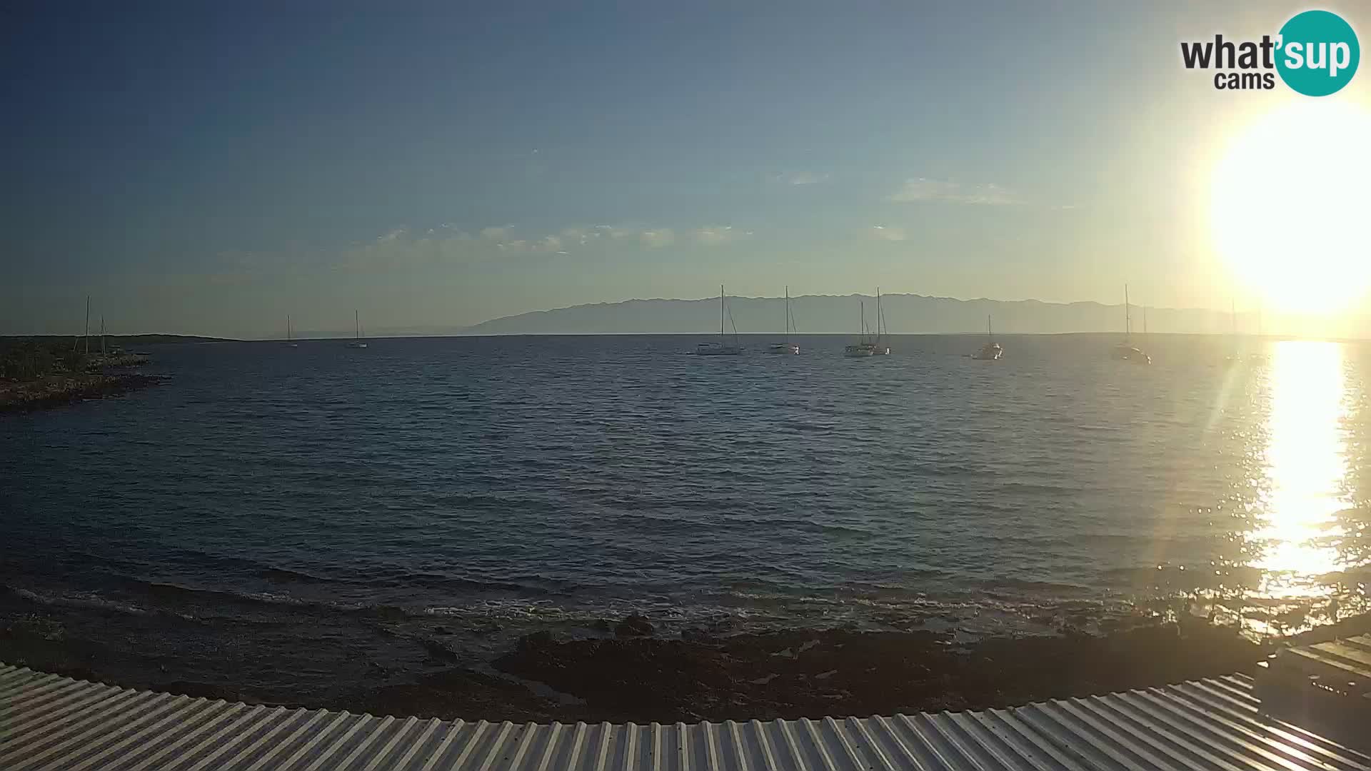 Spletna kamera Silba – Plaža Šotorišće – Sidrište Marmat