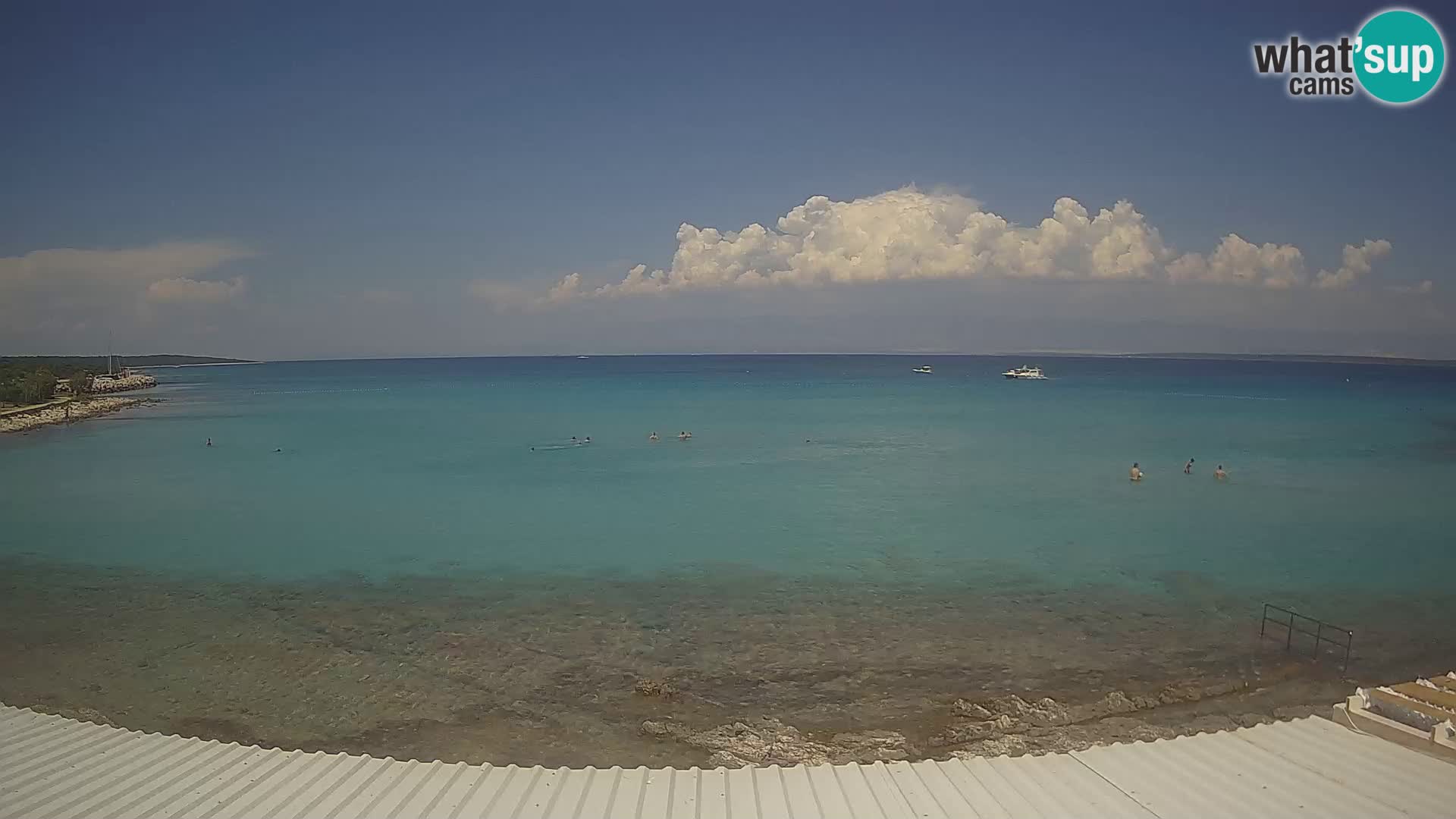 Webcam live Silba – Strand Šotorišće – Sidrište Marmat