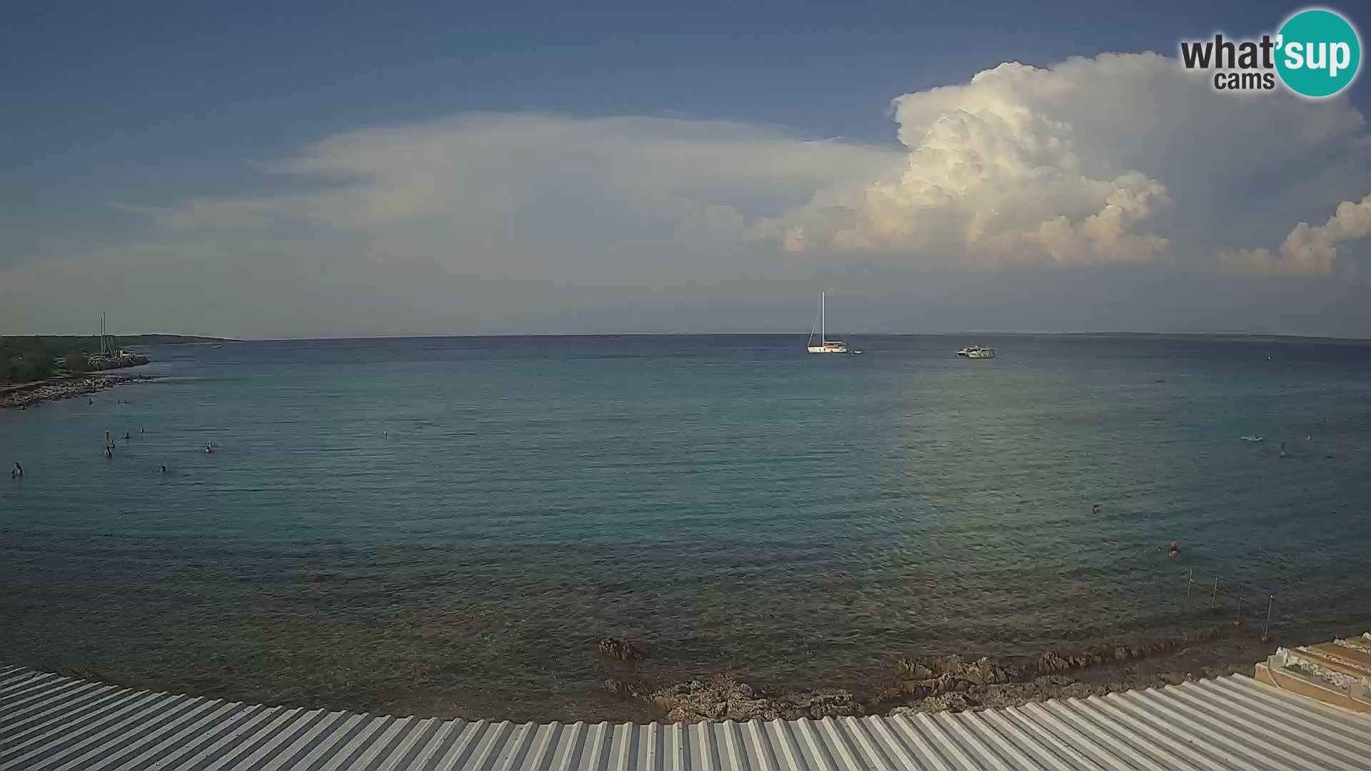 Spletna kamera Silba – Plaža Šotorišće – Sidrište Marmat