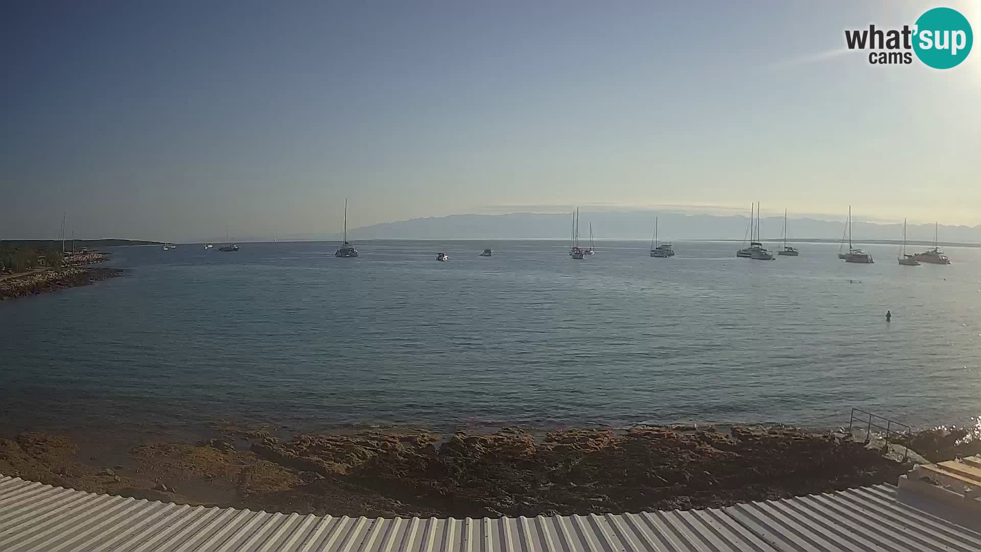 Spletna kamera Silba – Plaža Šotorišće – Sidrište Marmat