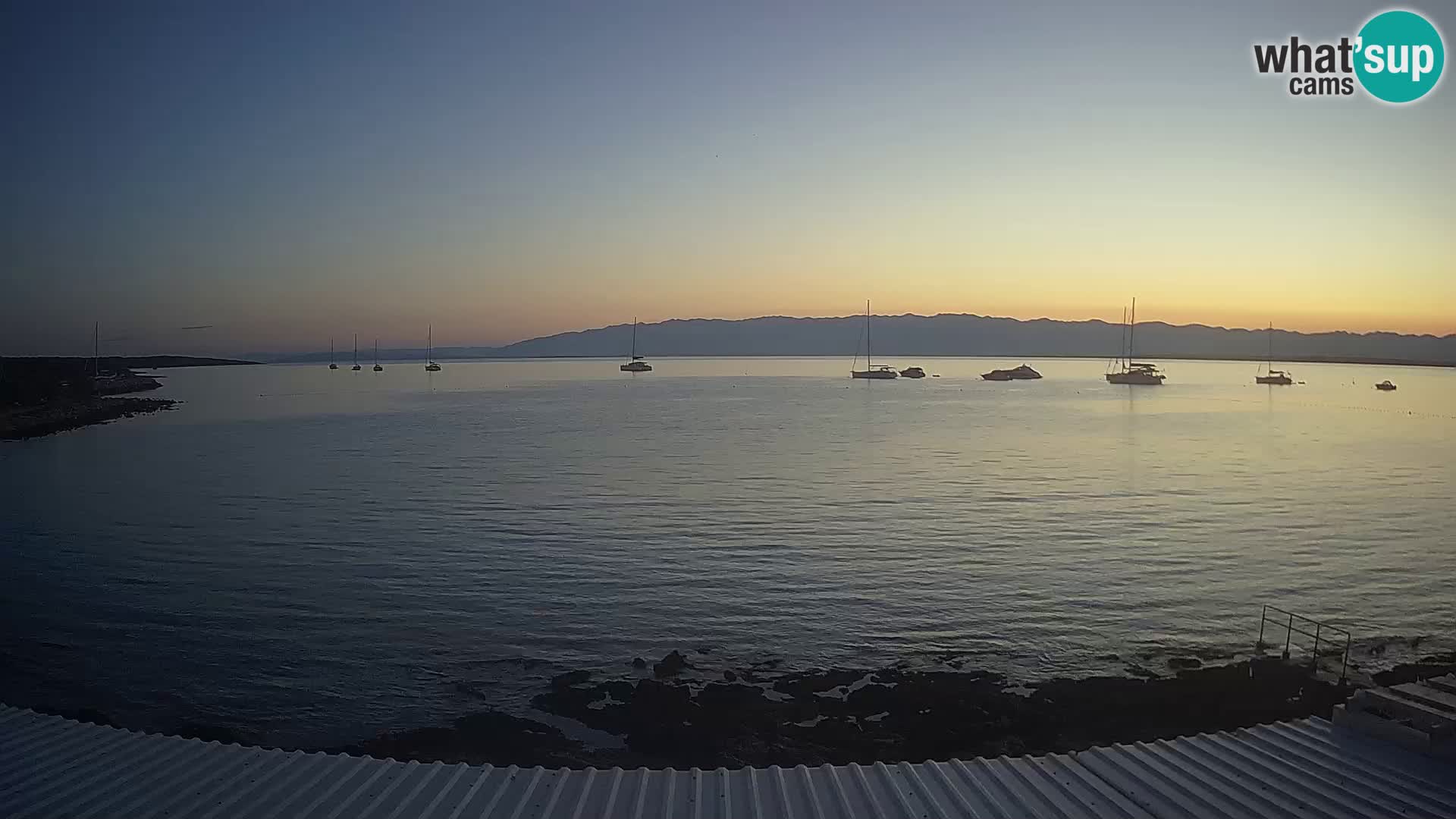 Webcam live Silba – Strand Šotorišće – Sidrište Marmat