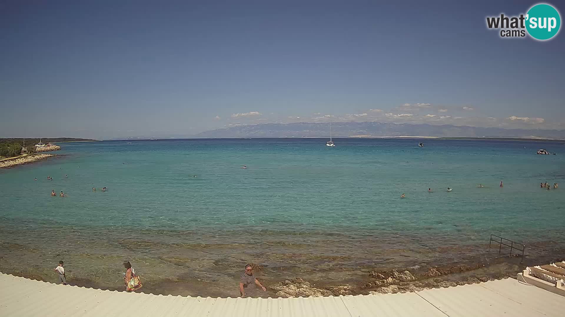 Webcam live Silba – Strand Šotorišće – Sidrište Marmat