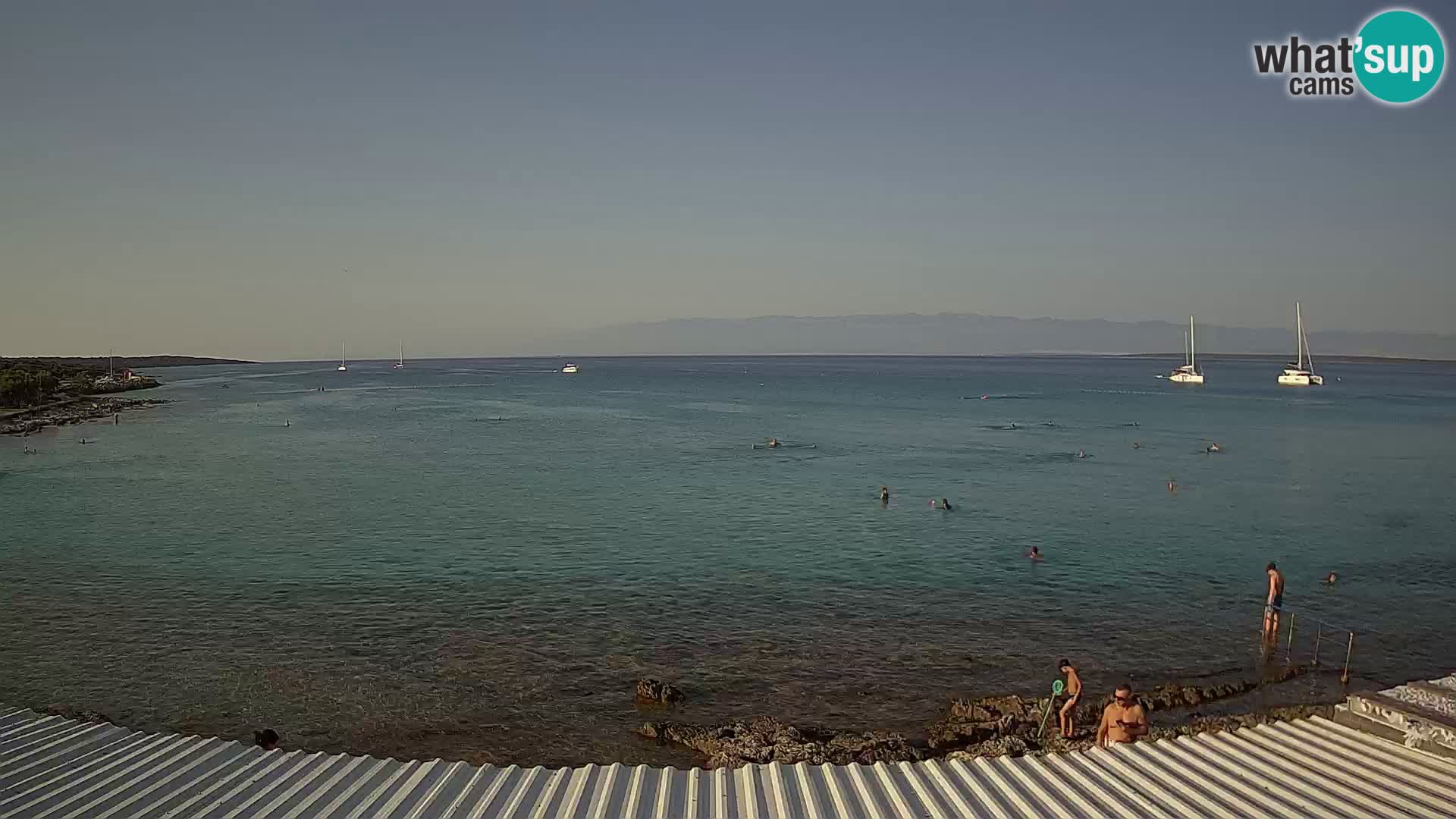 Webcam live Silba – Strand Šotorišće – Sidrište Marmat