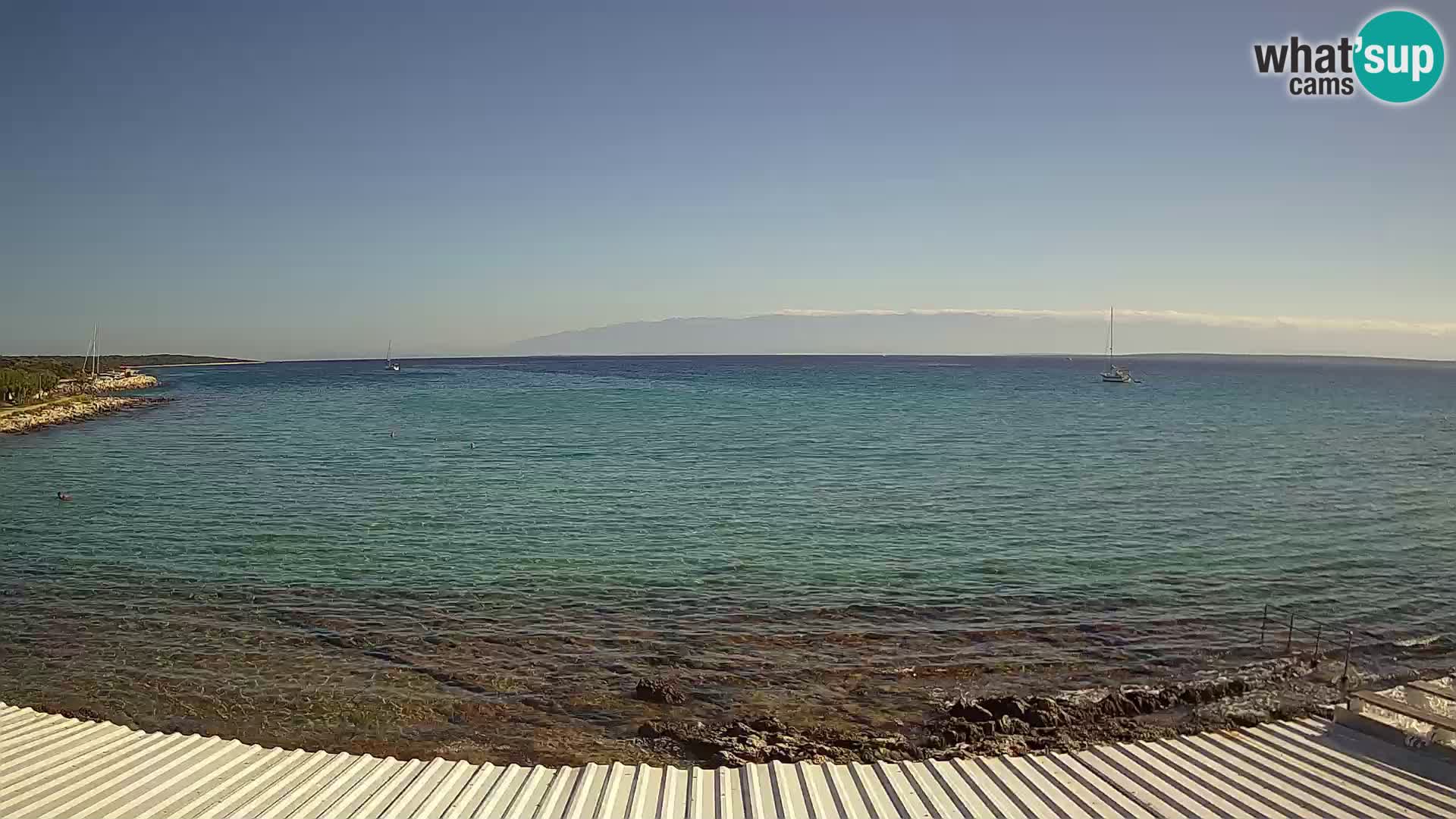 Spletna kamera Silba – Plaža Šotorišće – Sidrište Marmat