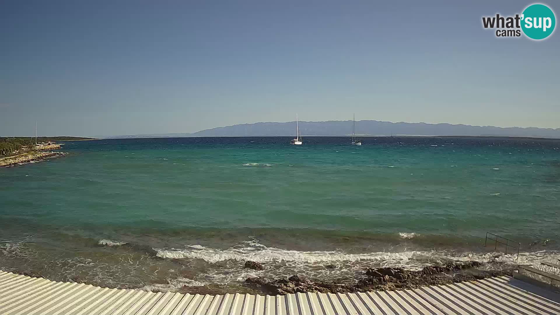 Spletna kamera Silba – Plaža Šotorišće – Sidrište Marmat