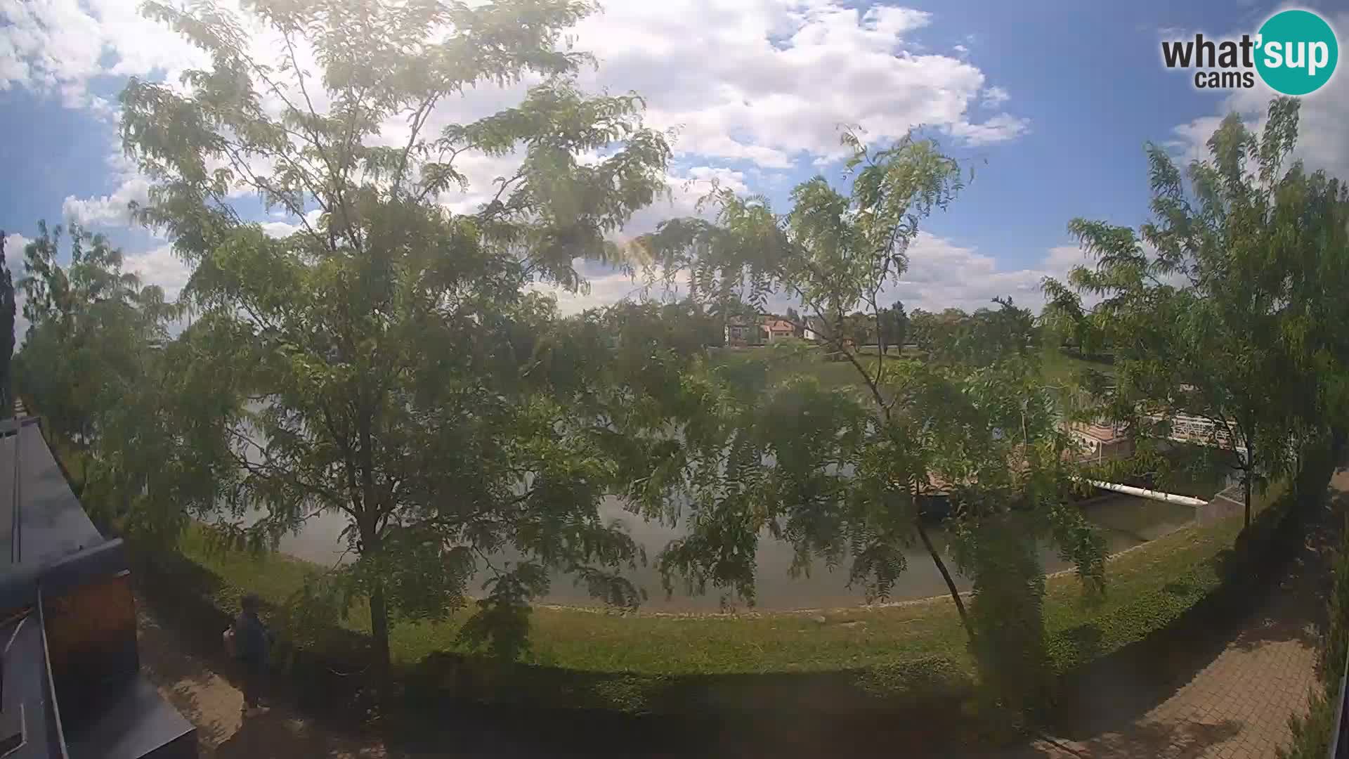Sisak live webcam – vista sul fiume Kolpa – Croazia