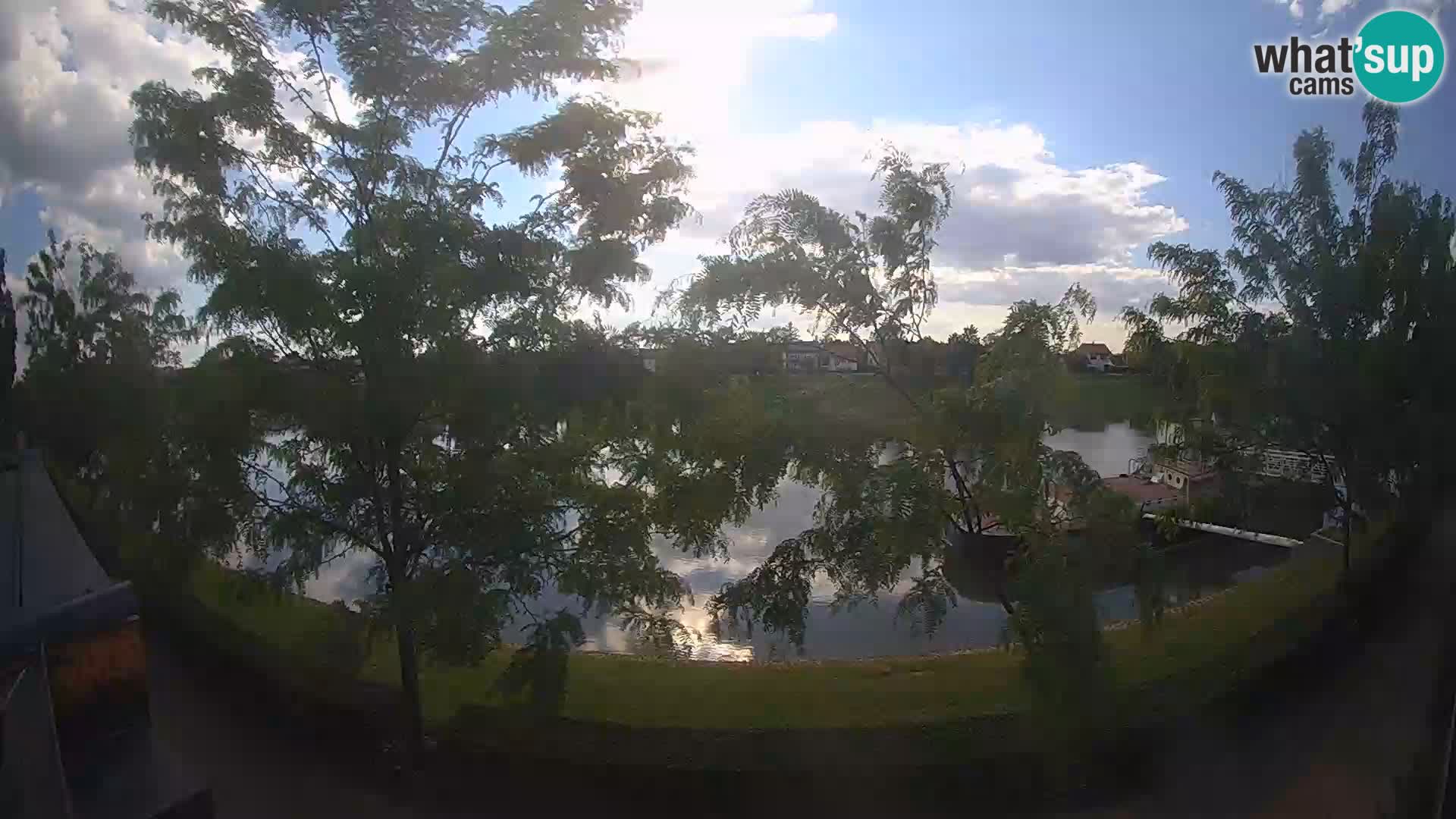 Sisak live webcam Kolpa river view – Croatia