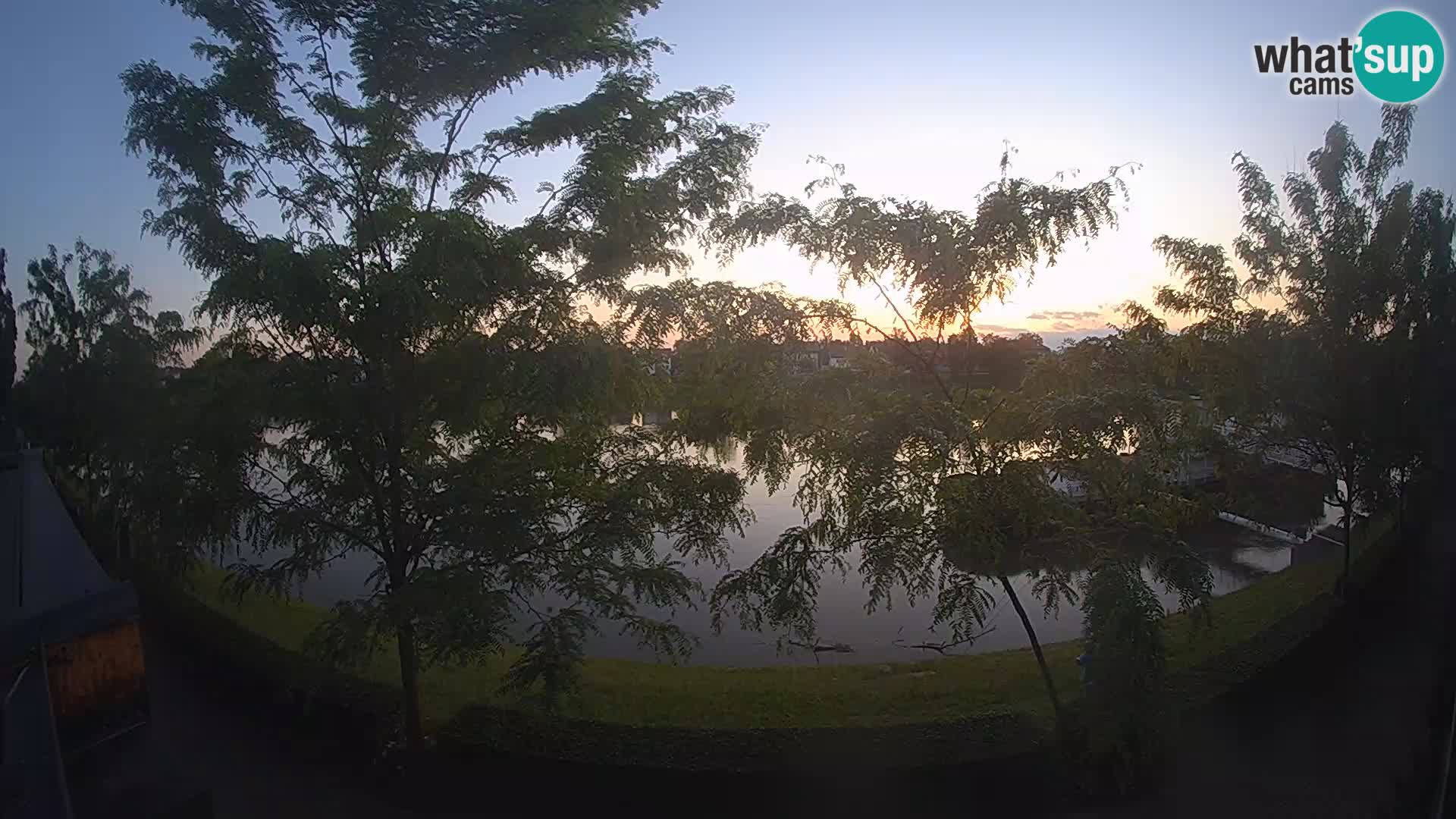 Sisak live webcam Kolpa river view – Croatia