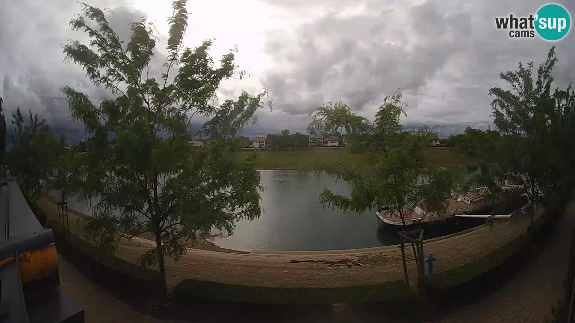 Sisak webcam en direct – vue sur la rivière Kolpa – Croatie