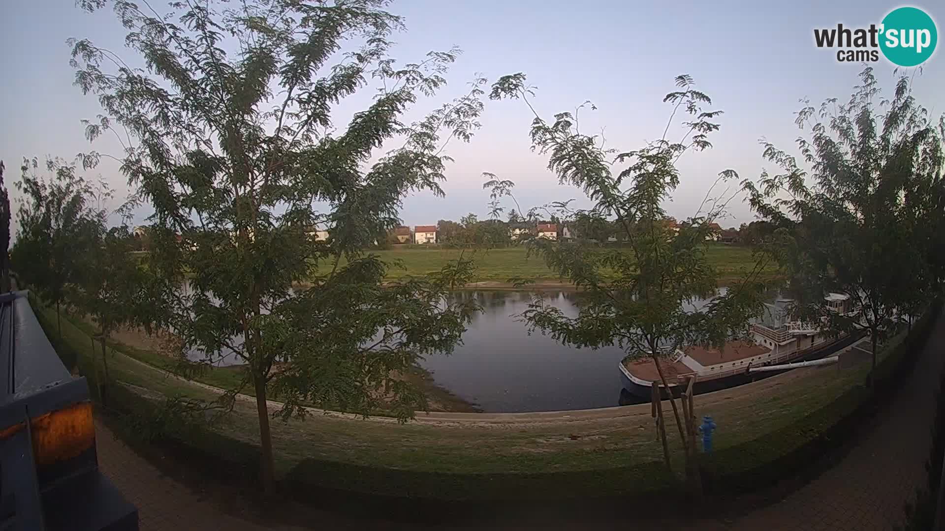 Sisak webcam en vivo Kolpa river view – Croacia