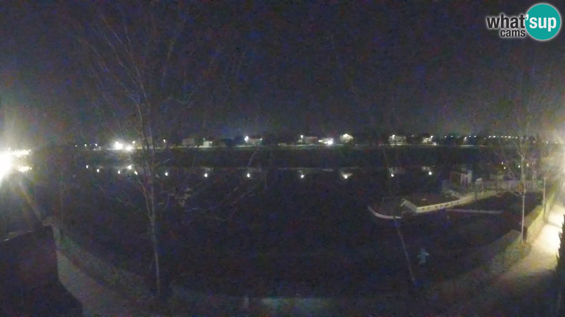 Sisak live webcam – vista sul fiume Kolpa – Croazia